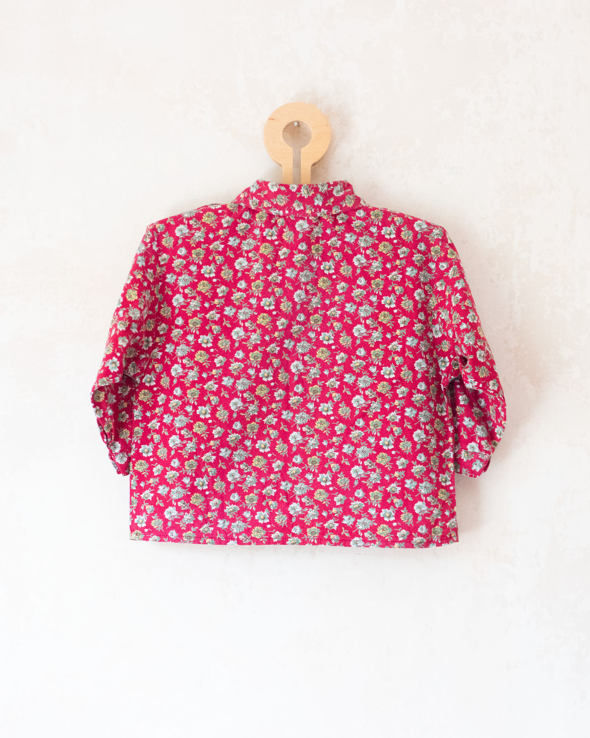 Red Floral Button-Down Shirt | 18-24 Months