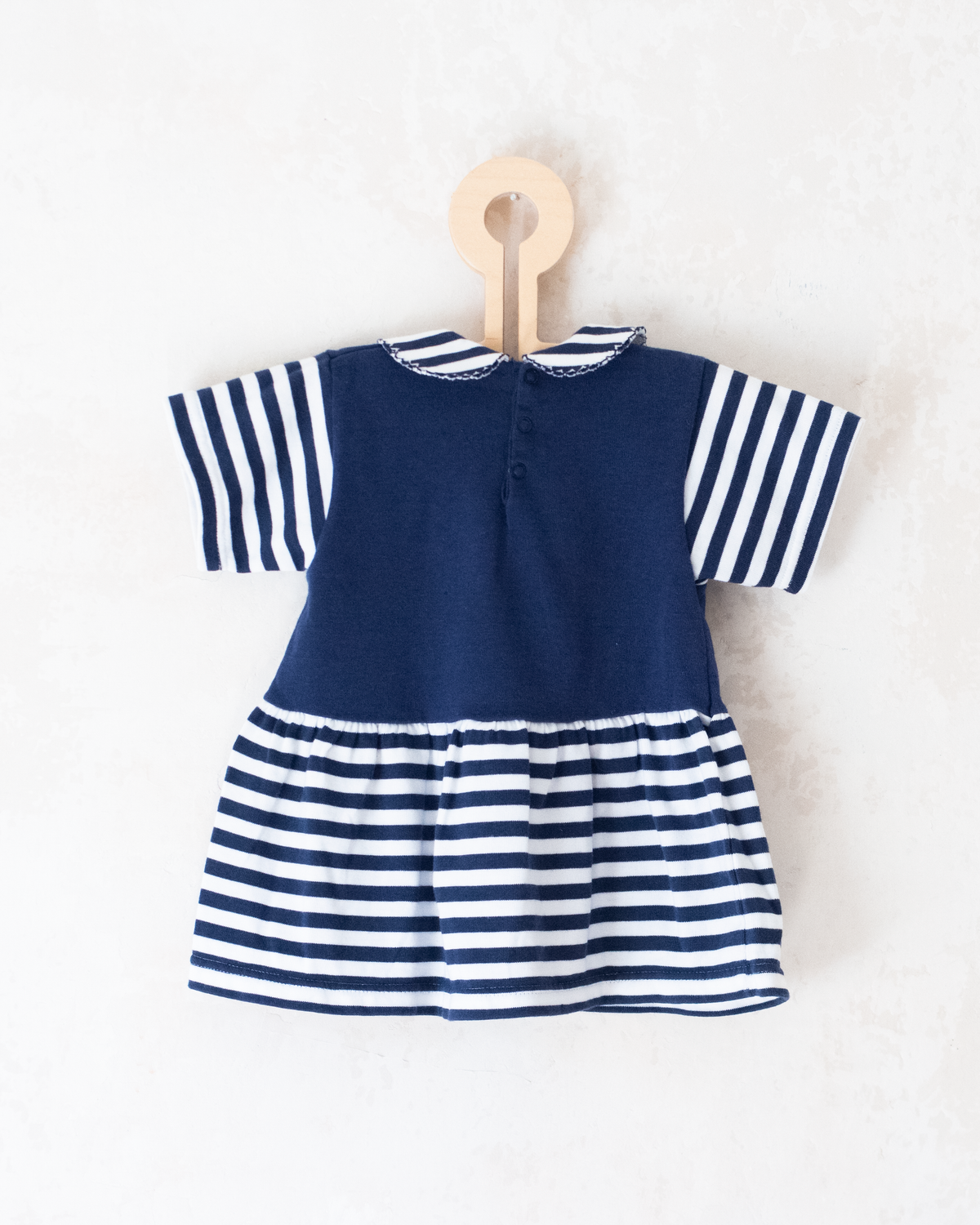 Striped dress and sailor bears | 3-6 months