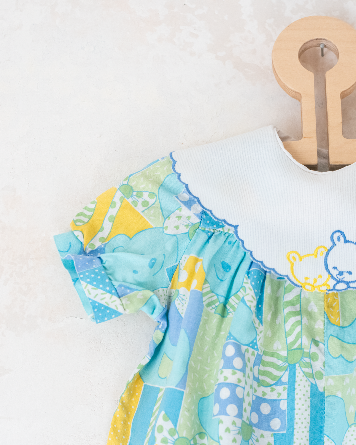 Colorful Overall with Bears | 6-9 Months