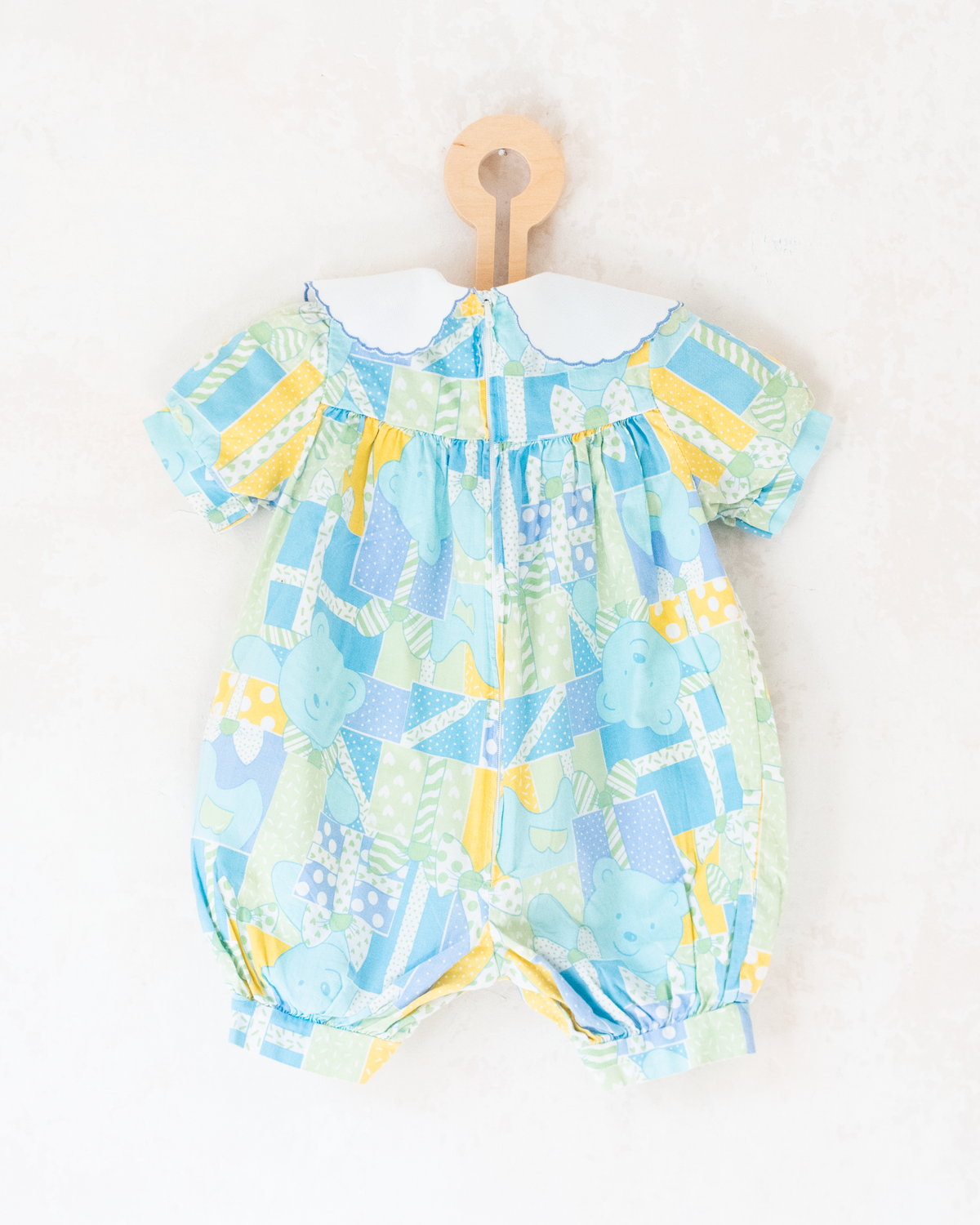 Colorful Overall with Bears | 6-9 Months