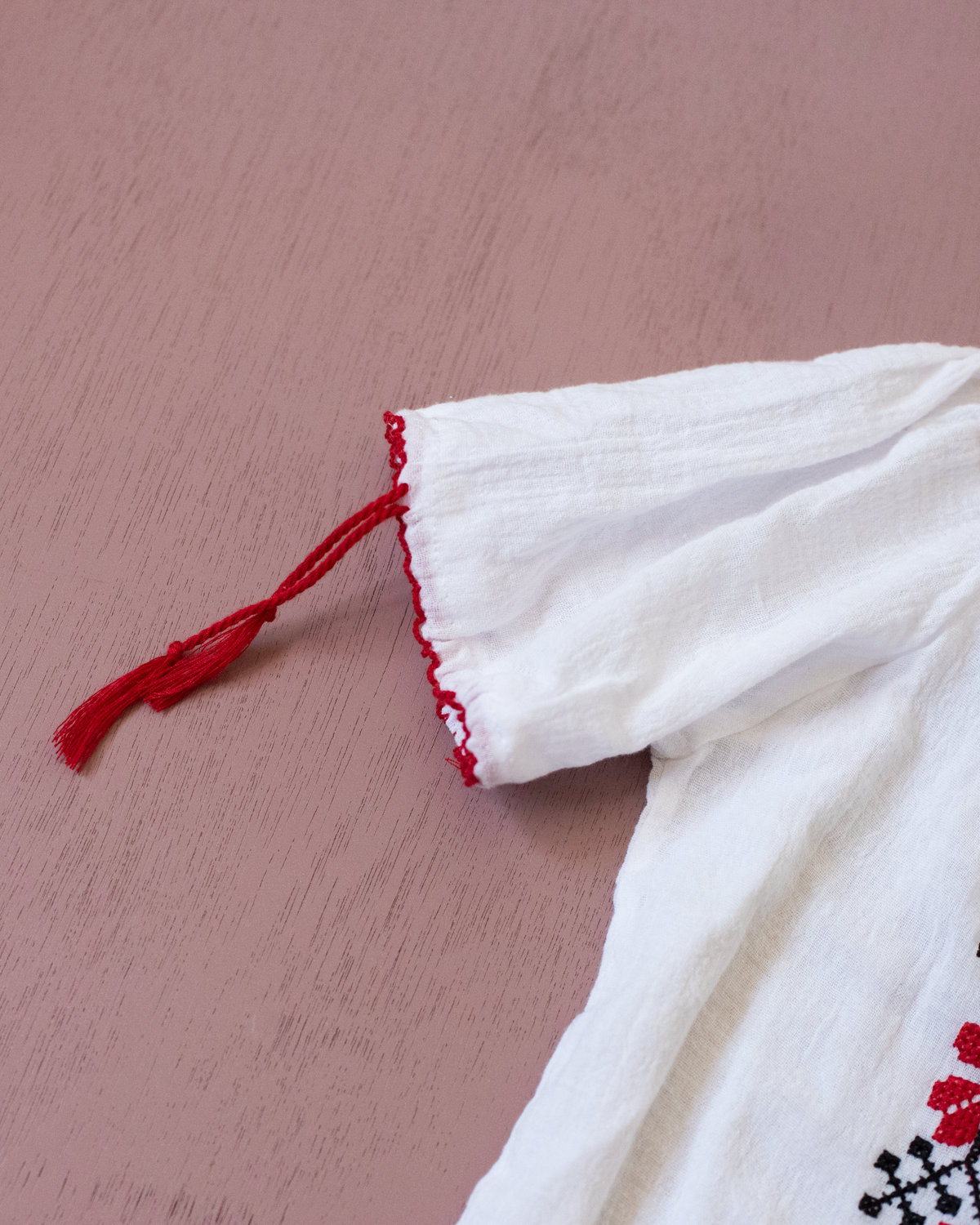 Embroidered Ethnic White Shirt | 18-24 Months