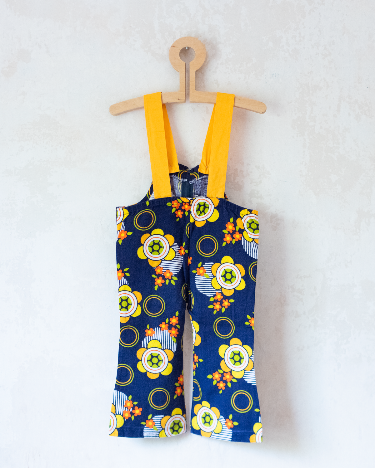 Floral Seventies jumpsuit | 12-18 months