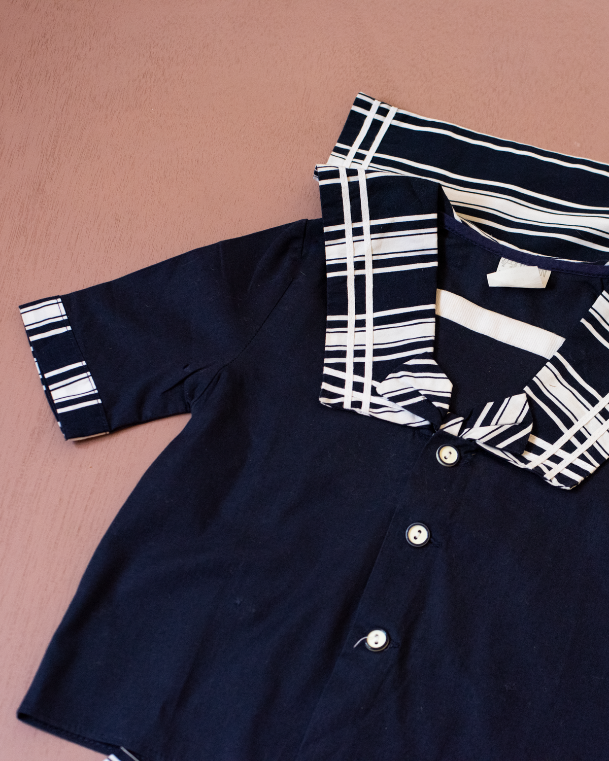 Blue sailor set with stripes | 2-3 years