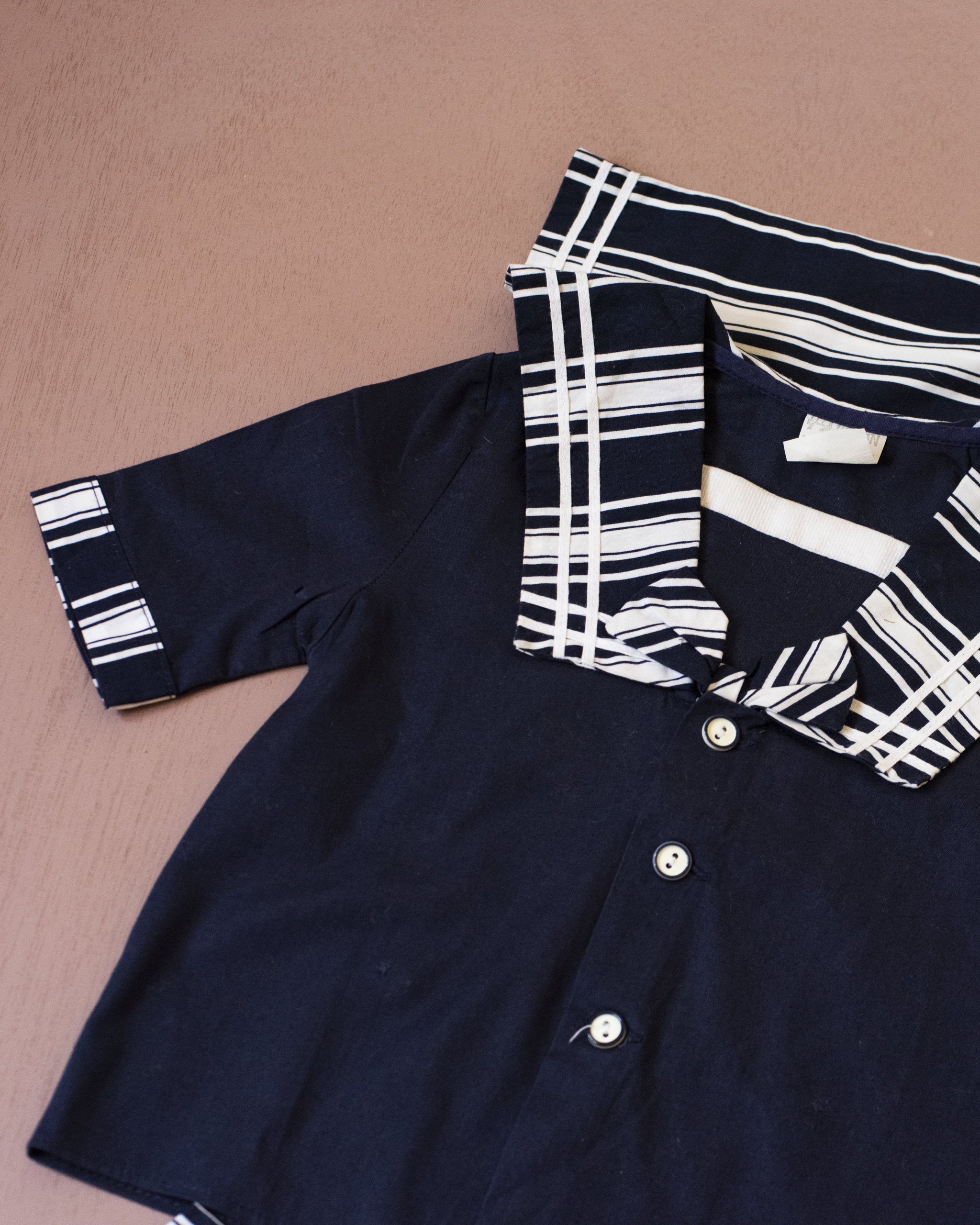 סט ימאים כחול עם פסים | 2-3 שנים