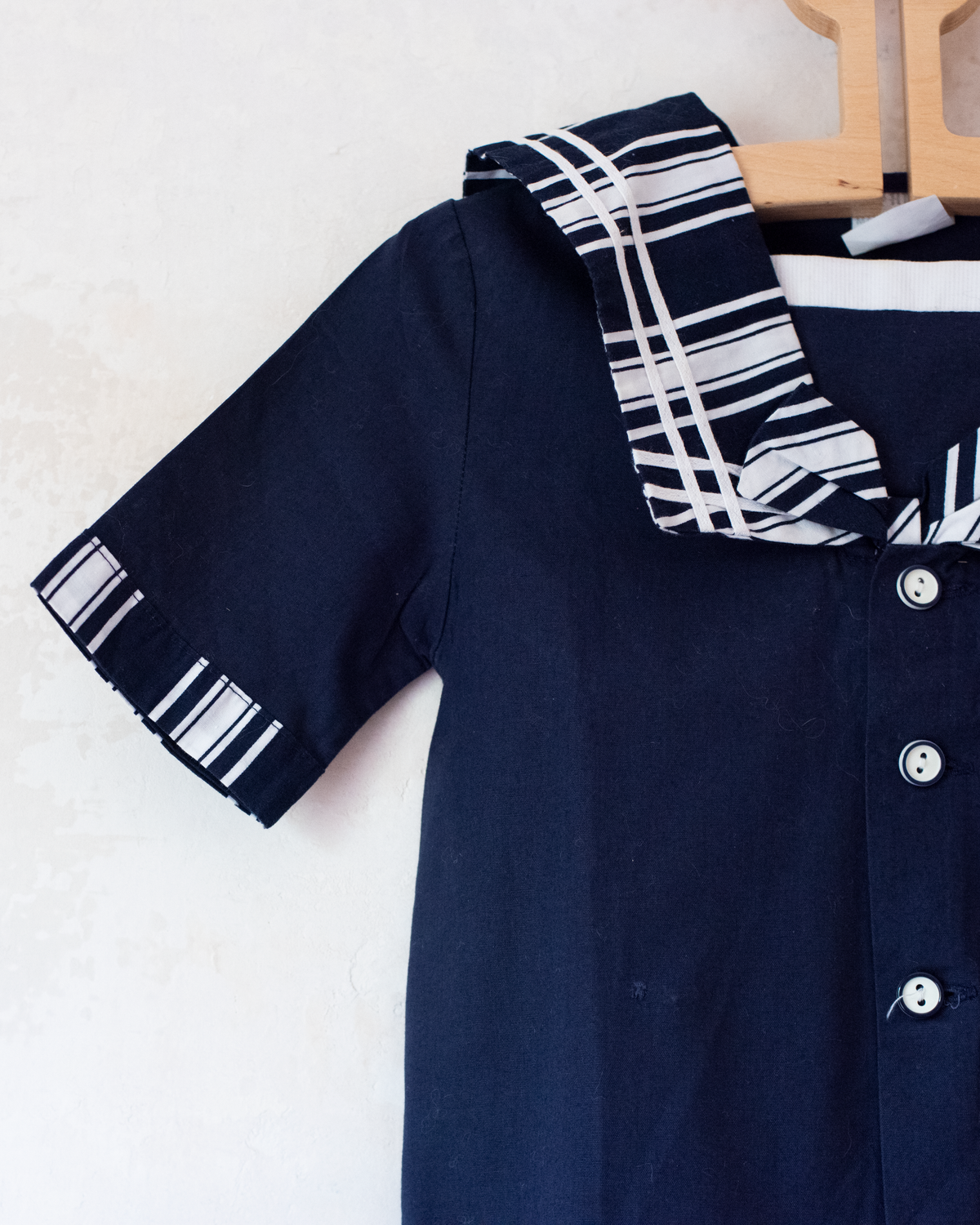 Blue sailor set with stripes | 2-3 years
