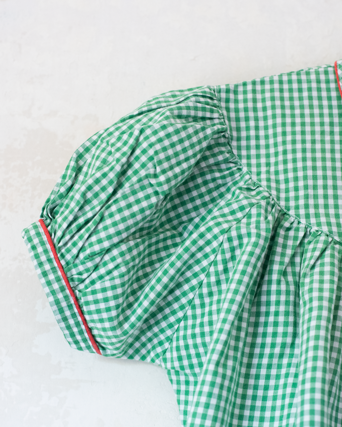 Wide plaid shirt with King Bebar embroidery | 4-5 years