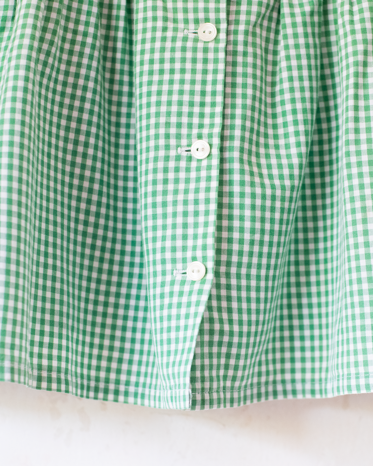 Wide plaid shirt with King Bebar embroidery | 4-5 years