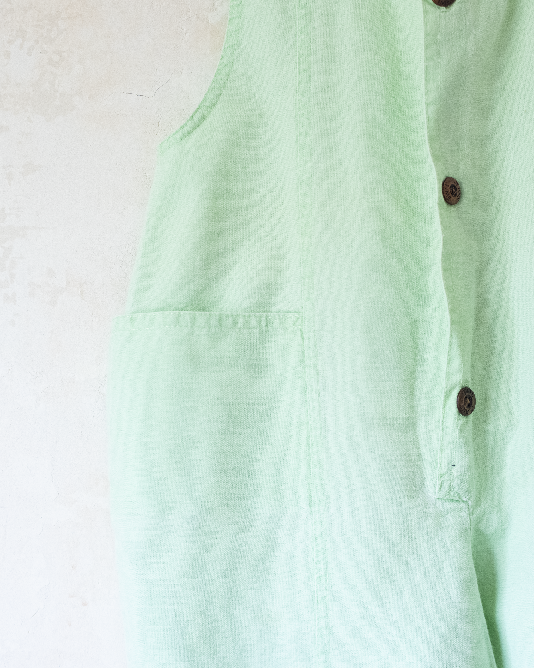 אוברול ירוק בהיר עם רקמת דובי | 2-3 שנים