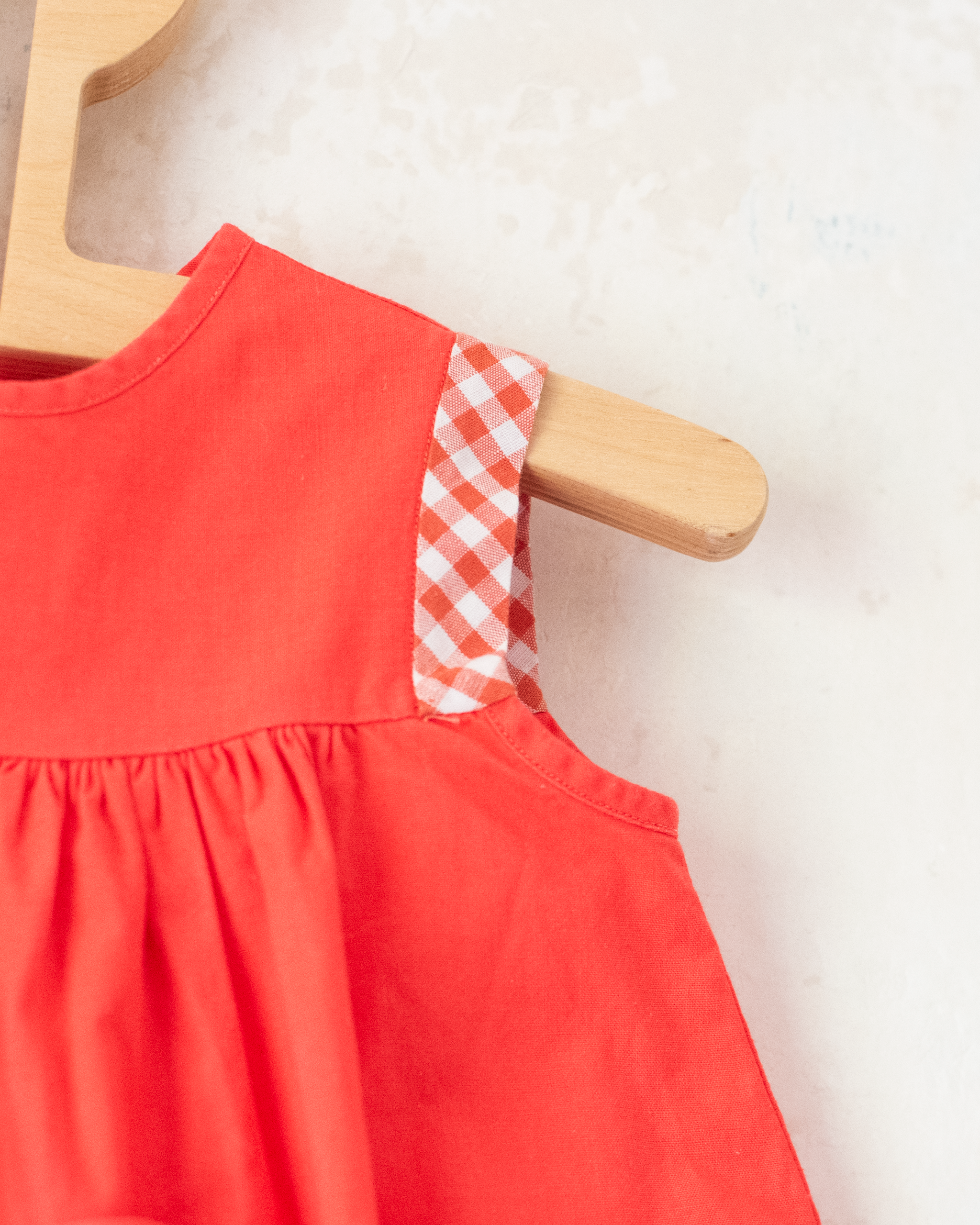 טוניקה צרפתית משנות ה50 עם ילדה וחכת דיג | 18-24 חודשים