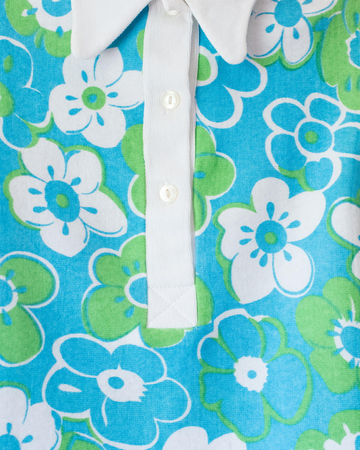 Velvet floral dress | French deadstock from the seventies | 3-4 years