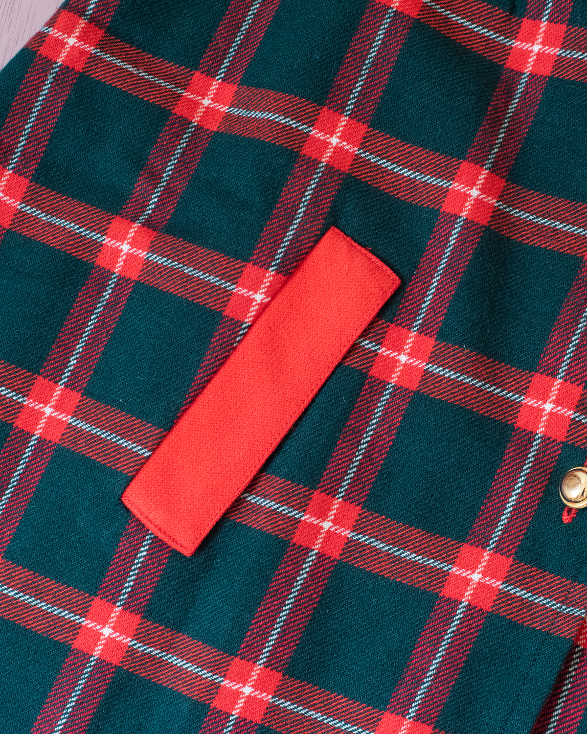 French Plaid Cape | Dead Stock from the Seventies | 8-10 Years