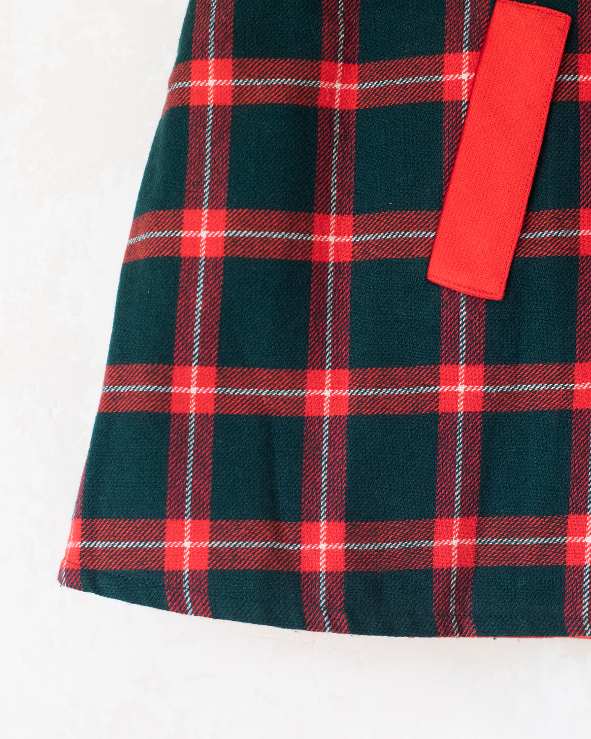 French Plaid Cape | Dead Stock from the Seventies | 8-10 Years