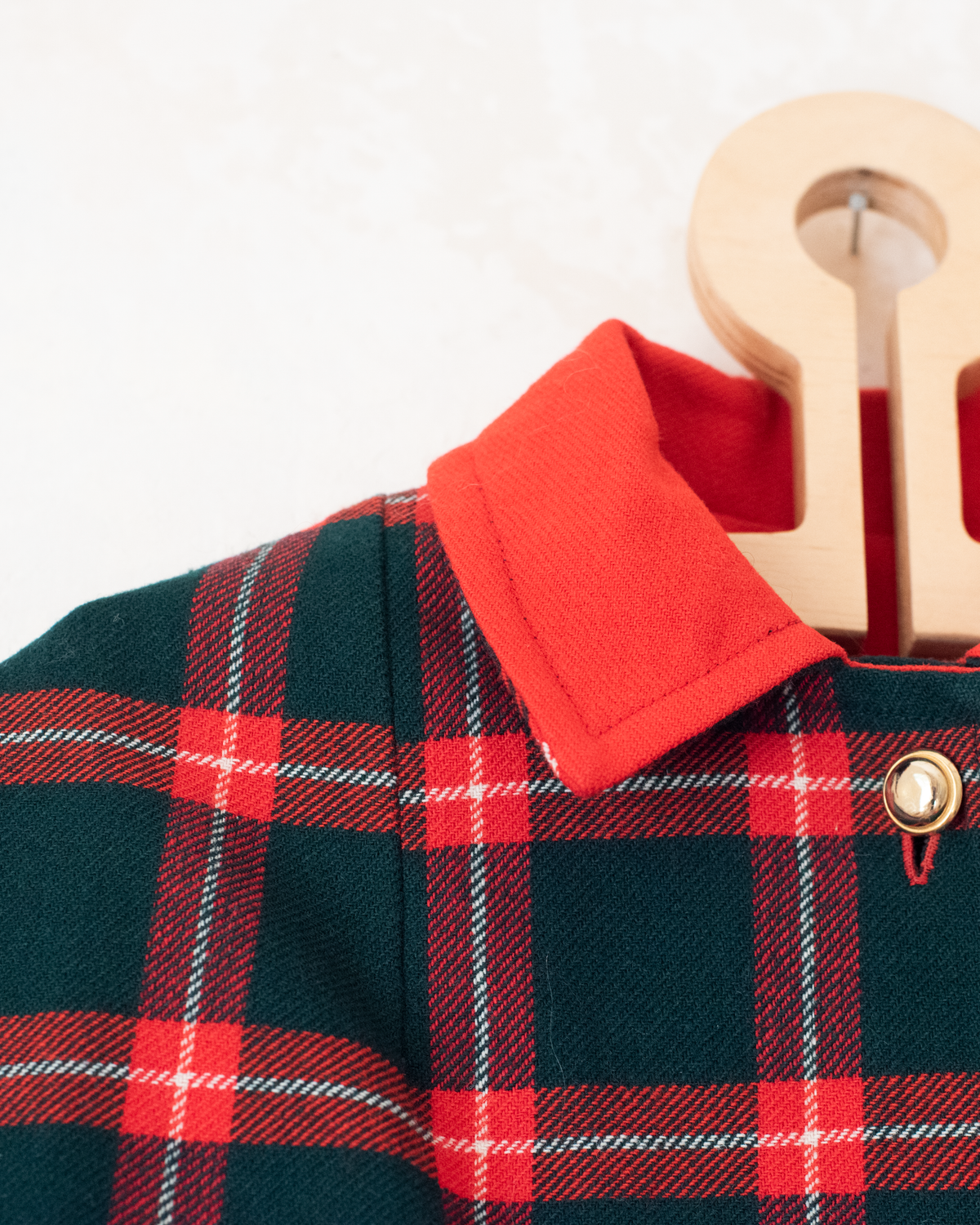 French Plaid Cape | Dead Stock from the Seventies | 8-10 Years