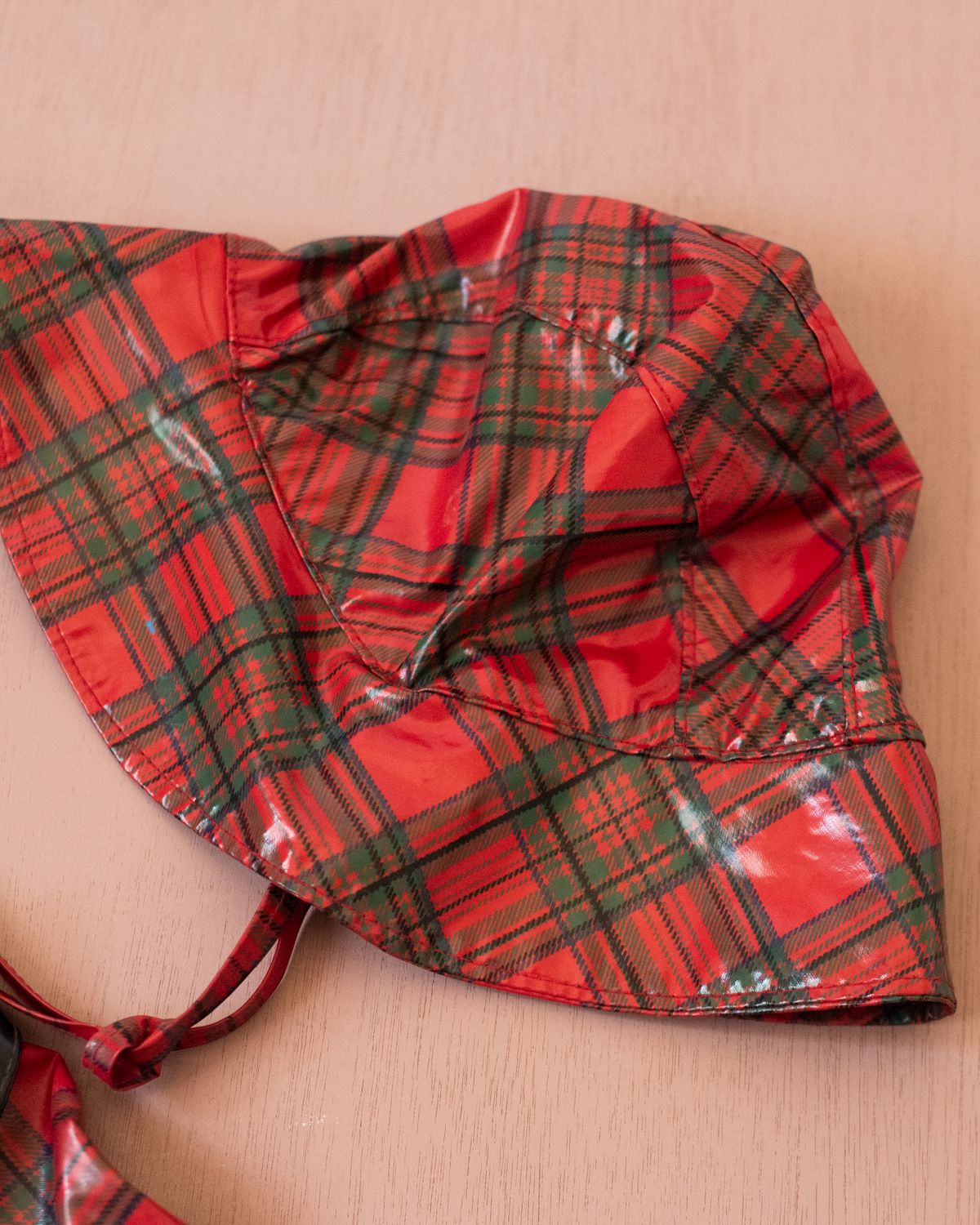 French Plaid Raincoat | 7-8 years