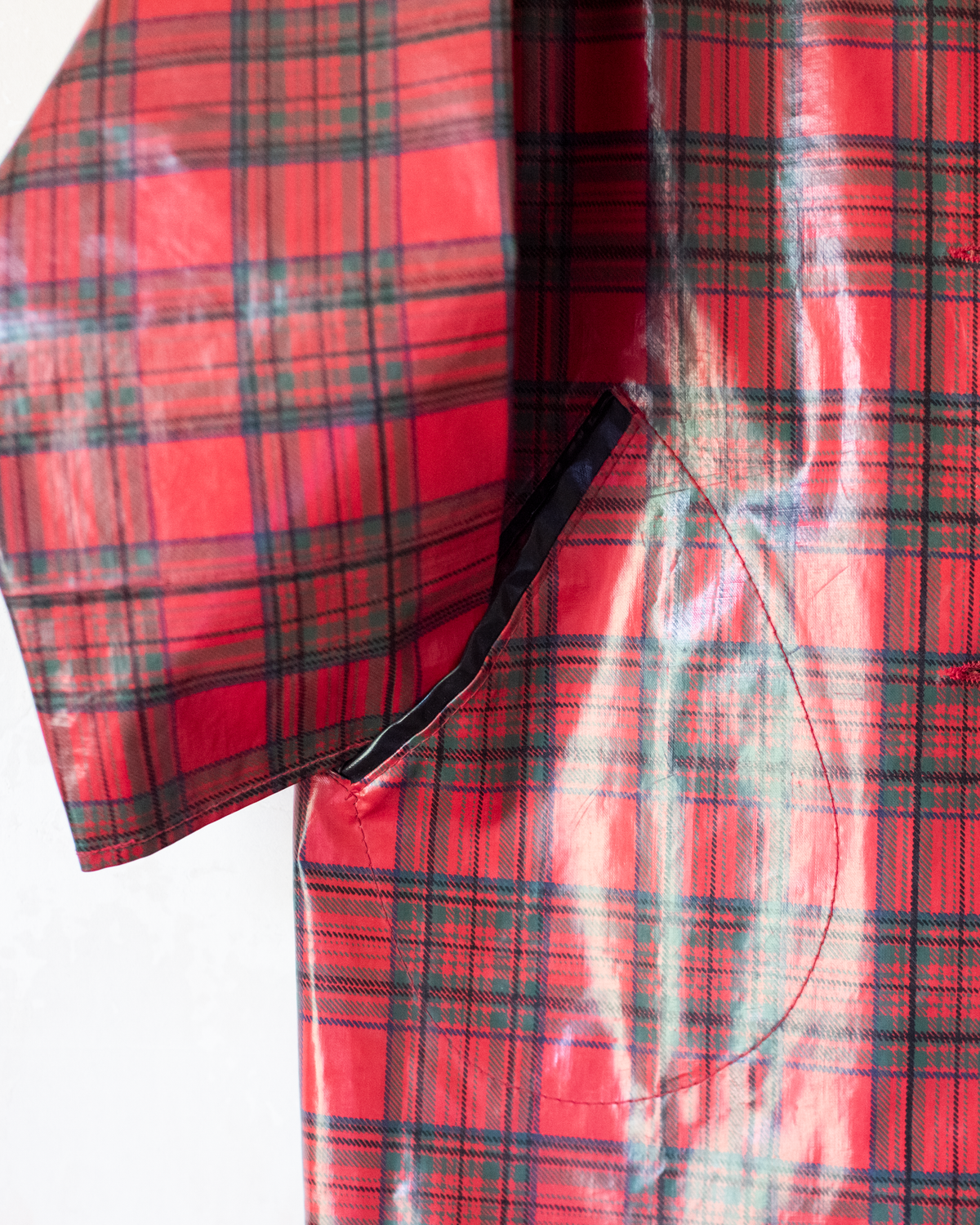 French Plaid Raincoat | 7-8 years