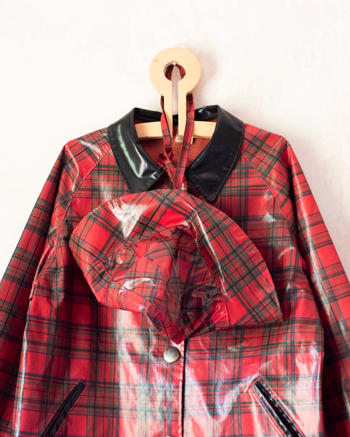 French Plaid Raincoat | 7-8 years