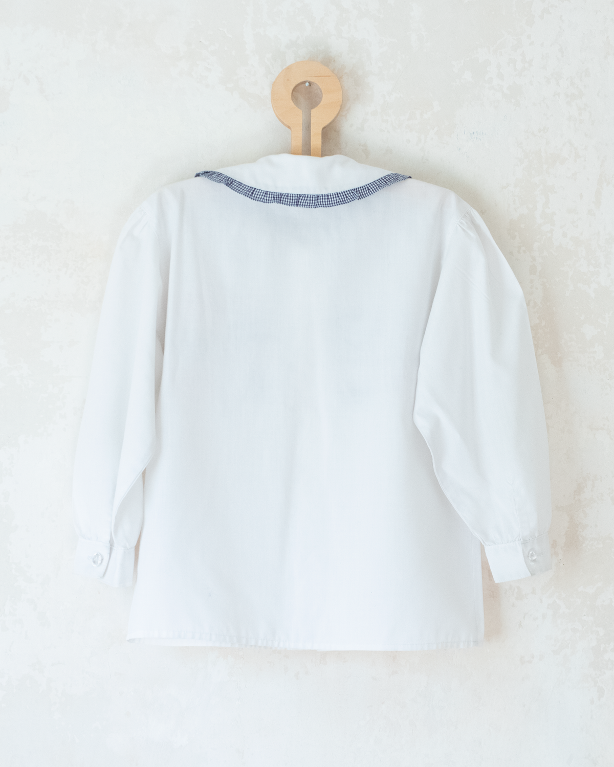 Button-down shirt with teddy bear and heart embroidery | 7-8 years