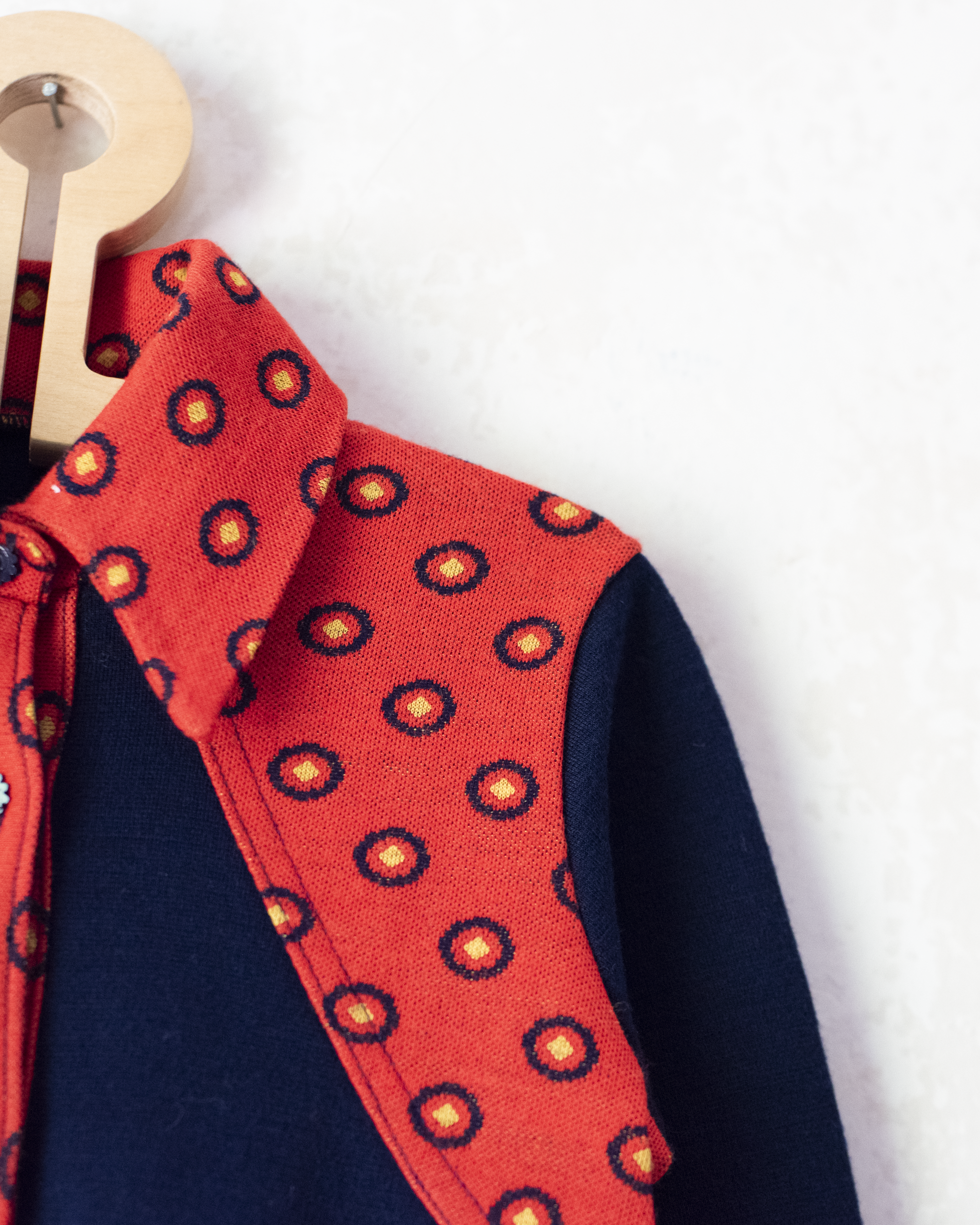 שמלת טוויגי בכחול ואדום | 7-8 שנים