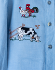 חולצת ג׳ינס חיות החווה | 8-9 שנים
