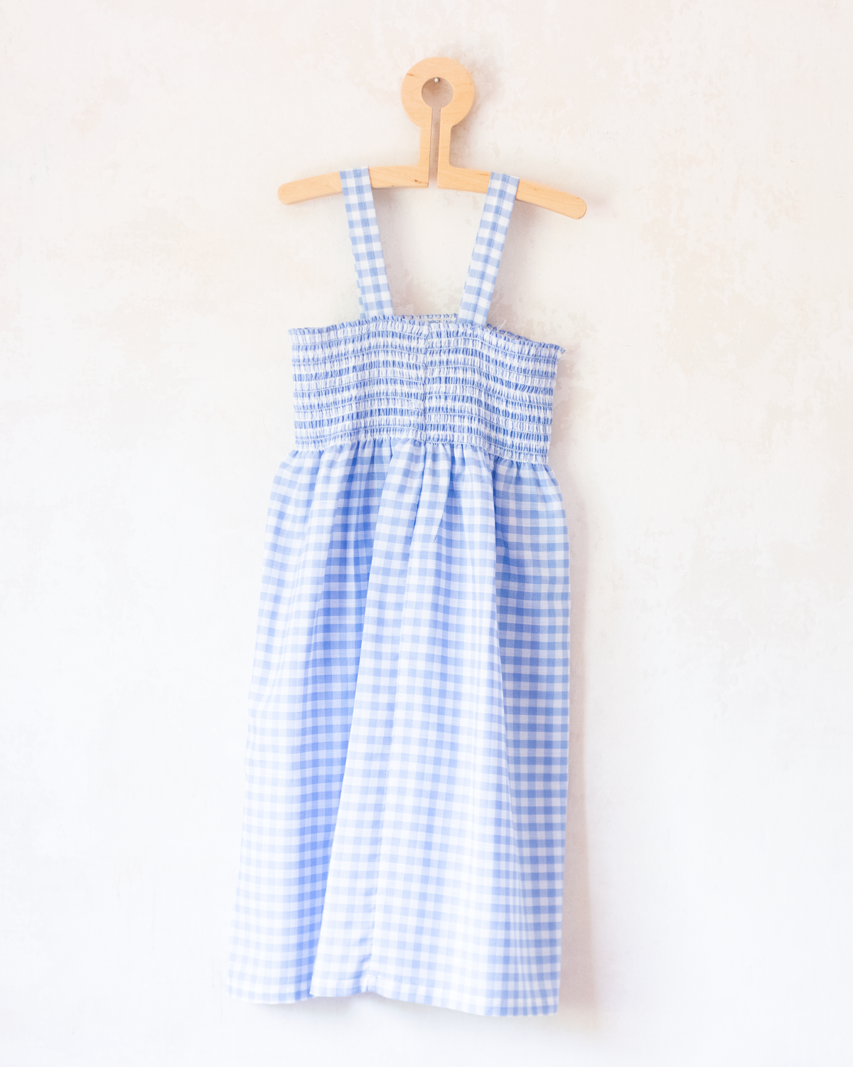 Plaid dress with pleats | French deadstock from the 70s | 8-9 years