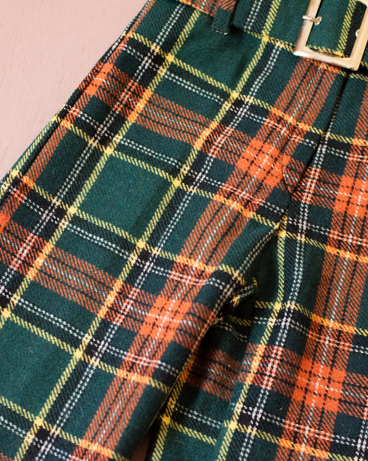 Checked wool trousers from the seventies | 4-5 years