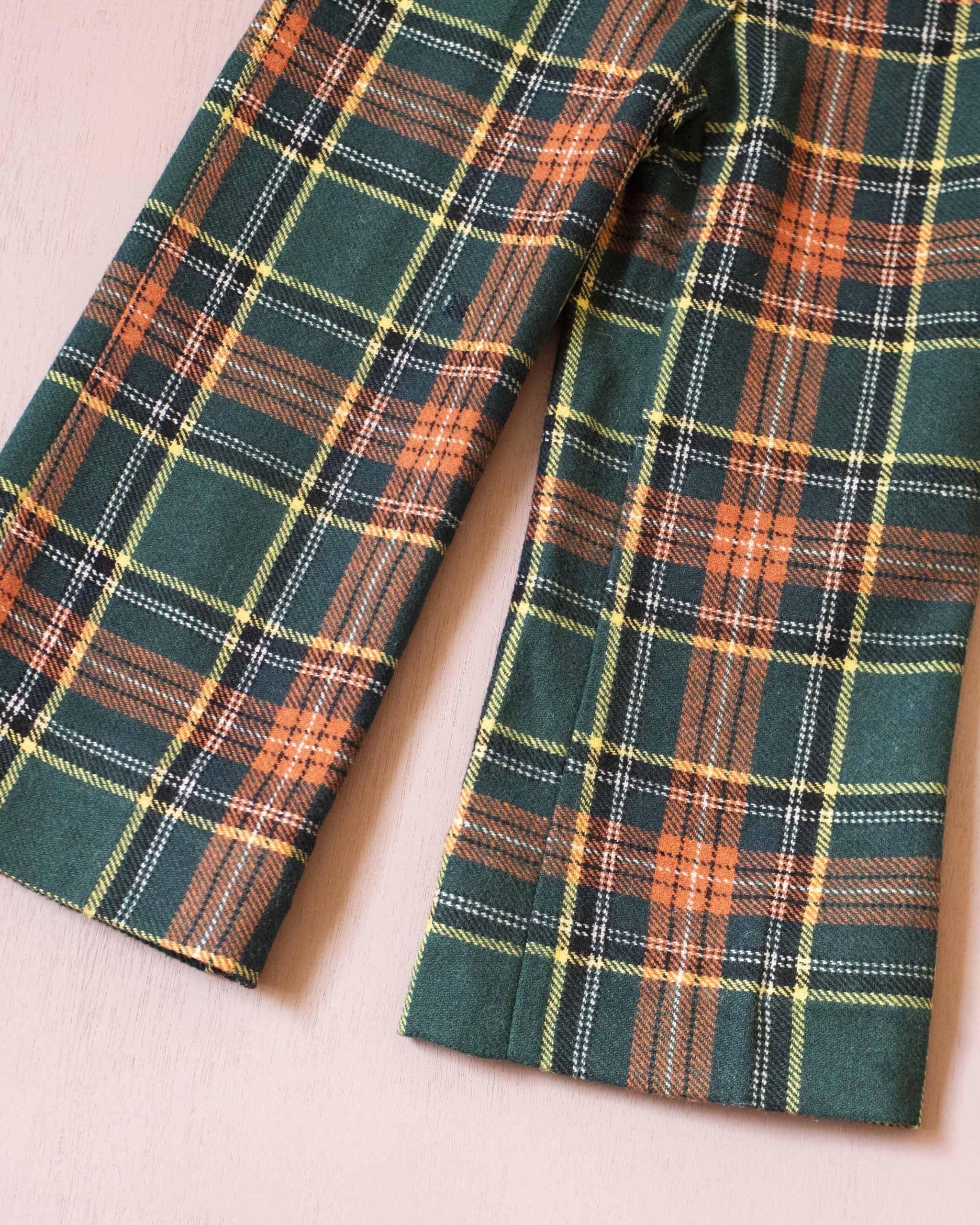 מכנסי צמר משובצים מהסבנטיז | 4-5 שנים