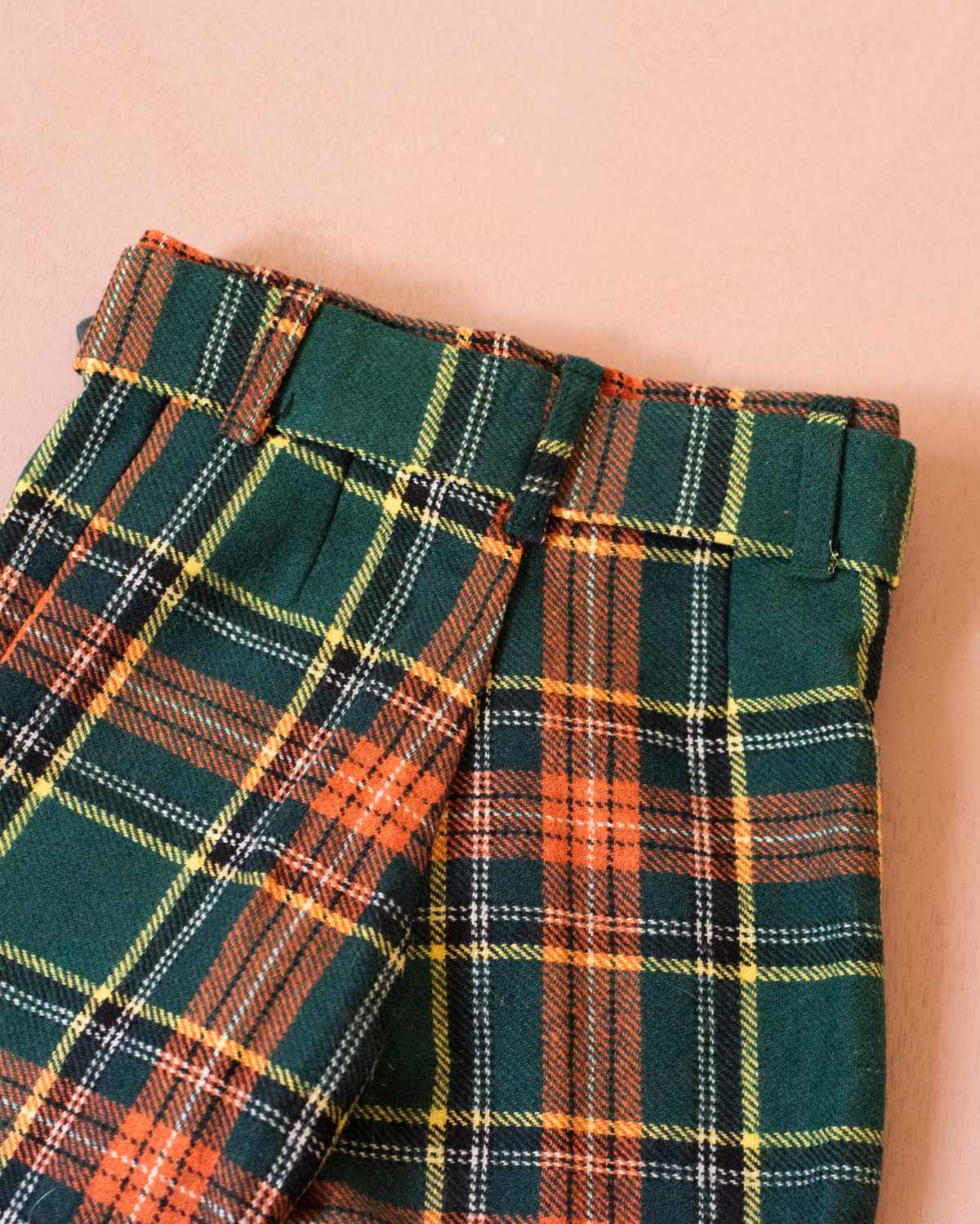 Checked wool trousers from the seventies | 4-5 years