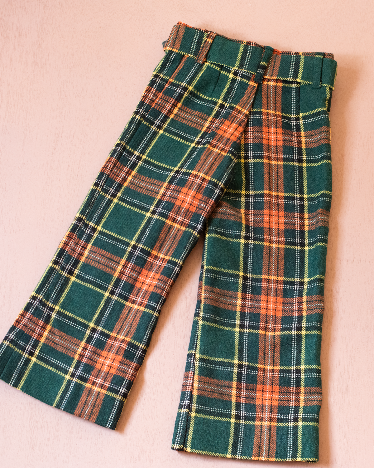 Checked wool trousers from the seventies | 4-5 years