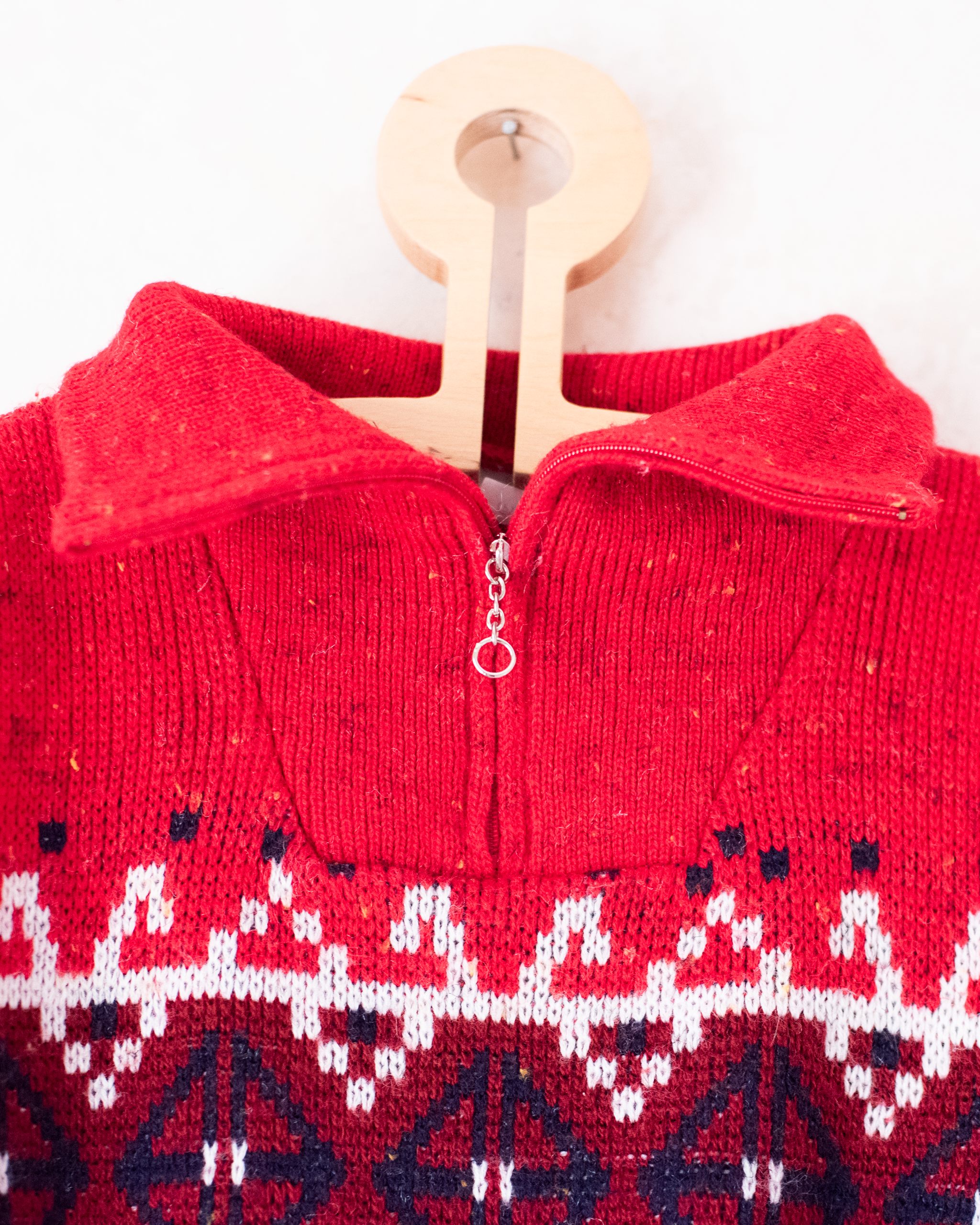 סוודר פולו אדום | 3-4 שנים