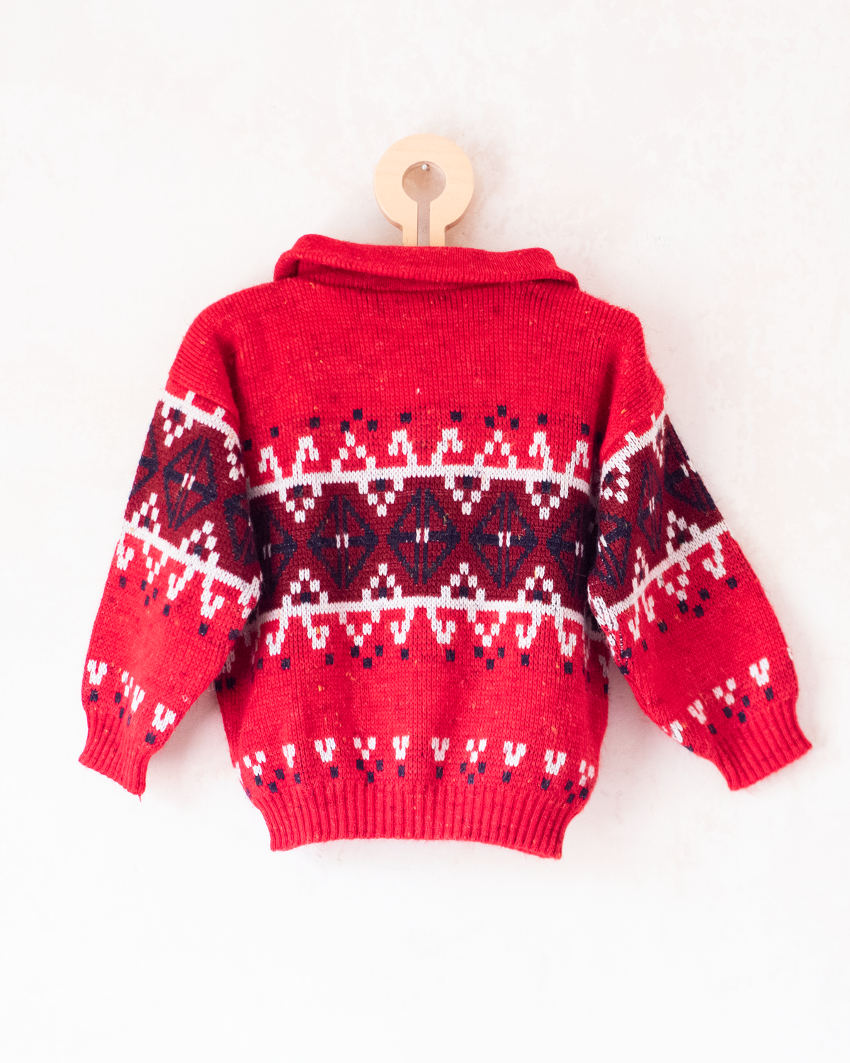 Red polo sweater | 3-4 years