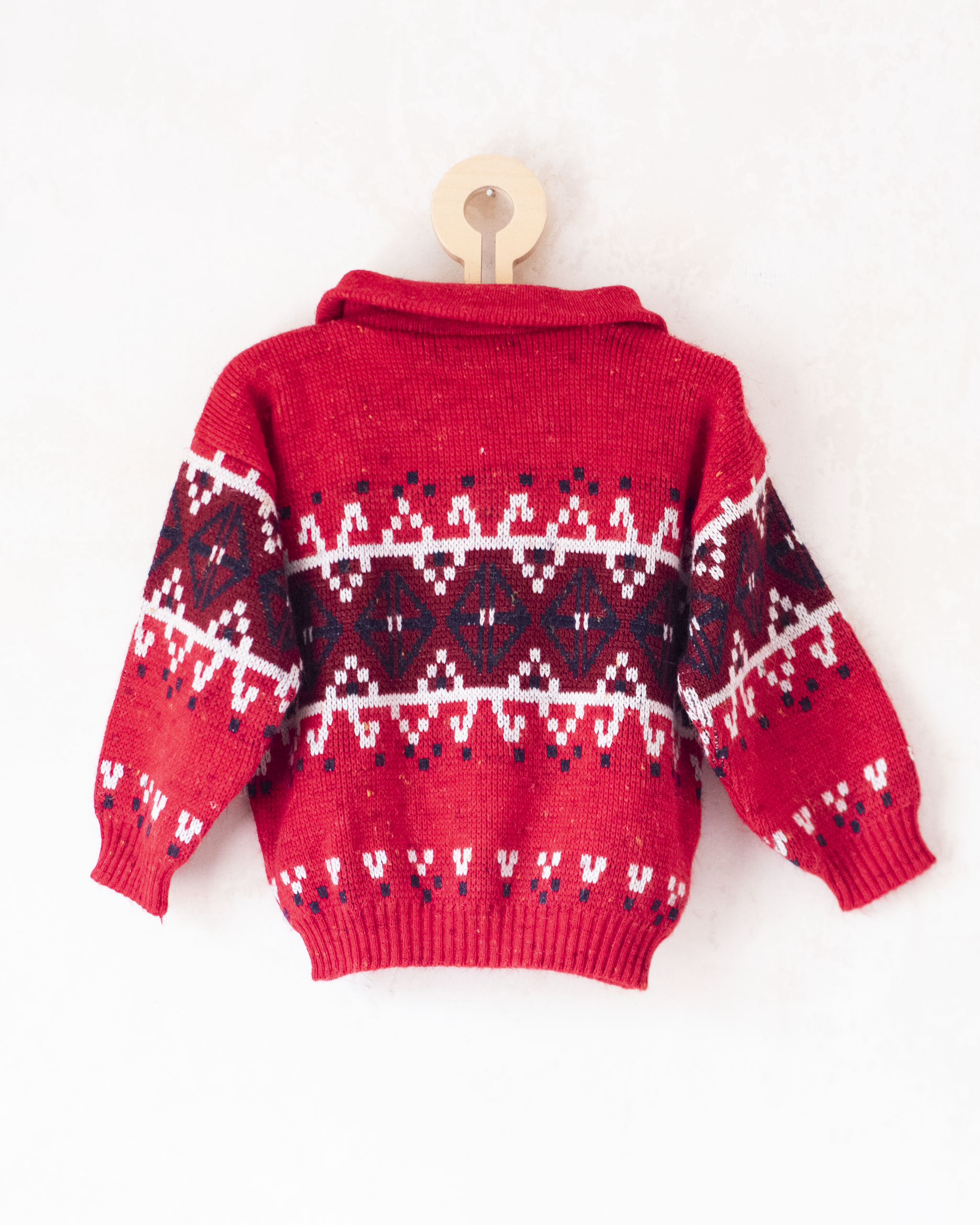 סוודר פולו אדום | 3-4 שנים