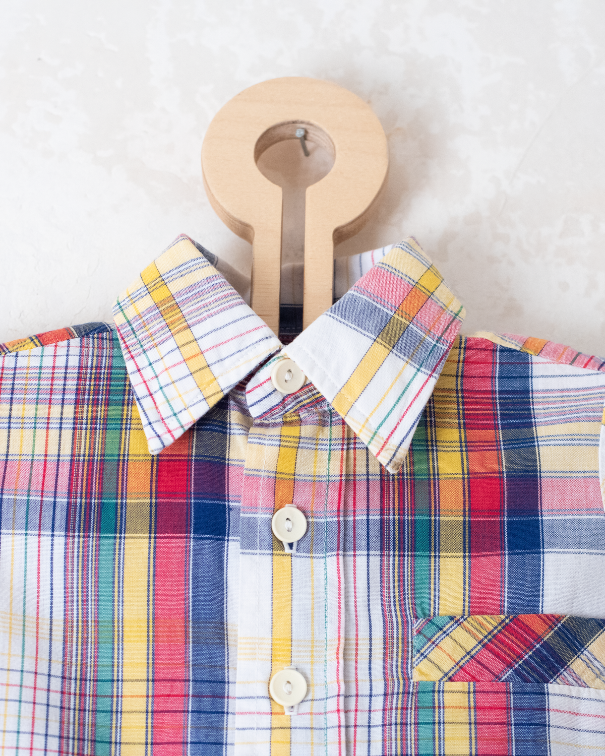 Colorful button-down shirt | 6-9 months