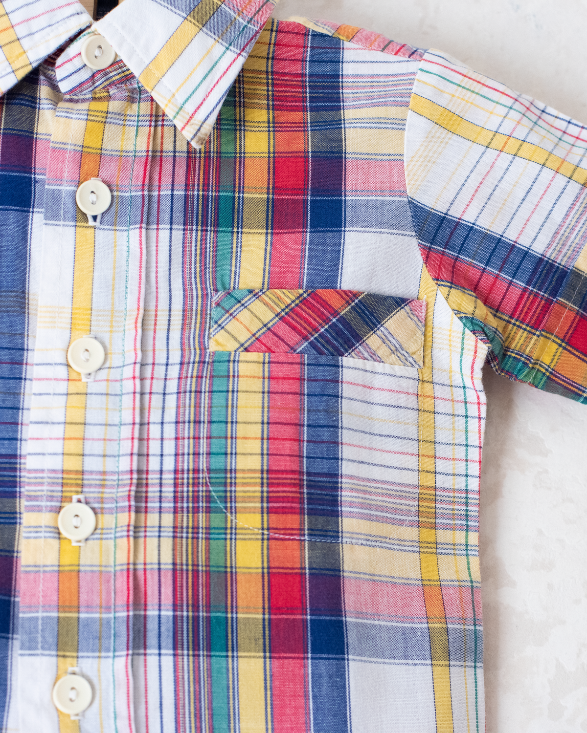 Colorful button-down shirt | 6-9 months