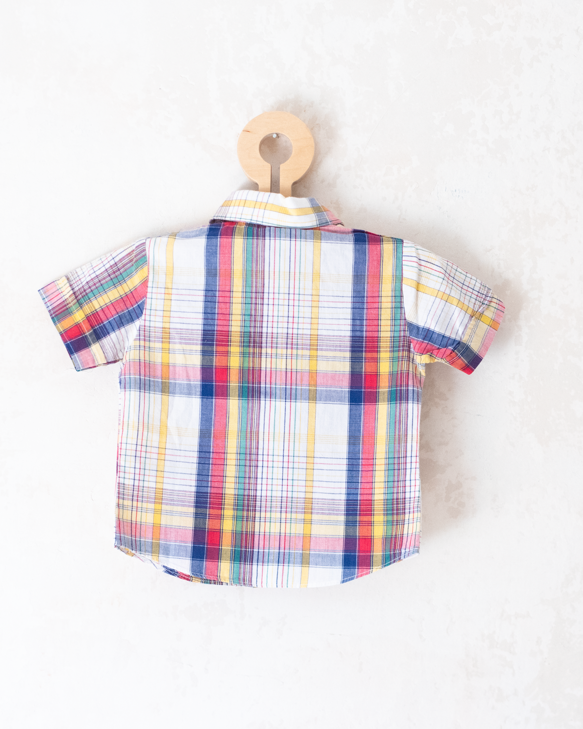 Colorful button-down shirt | 6-9 months
