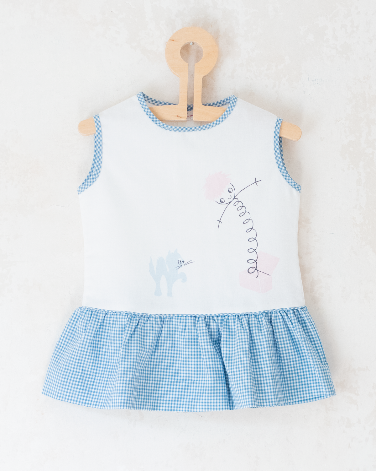 Perfect dress with nostalgic print | 9-12 months 
