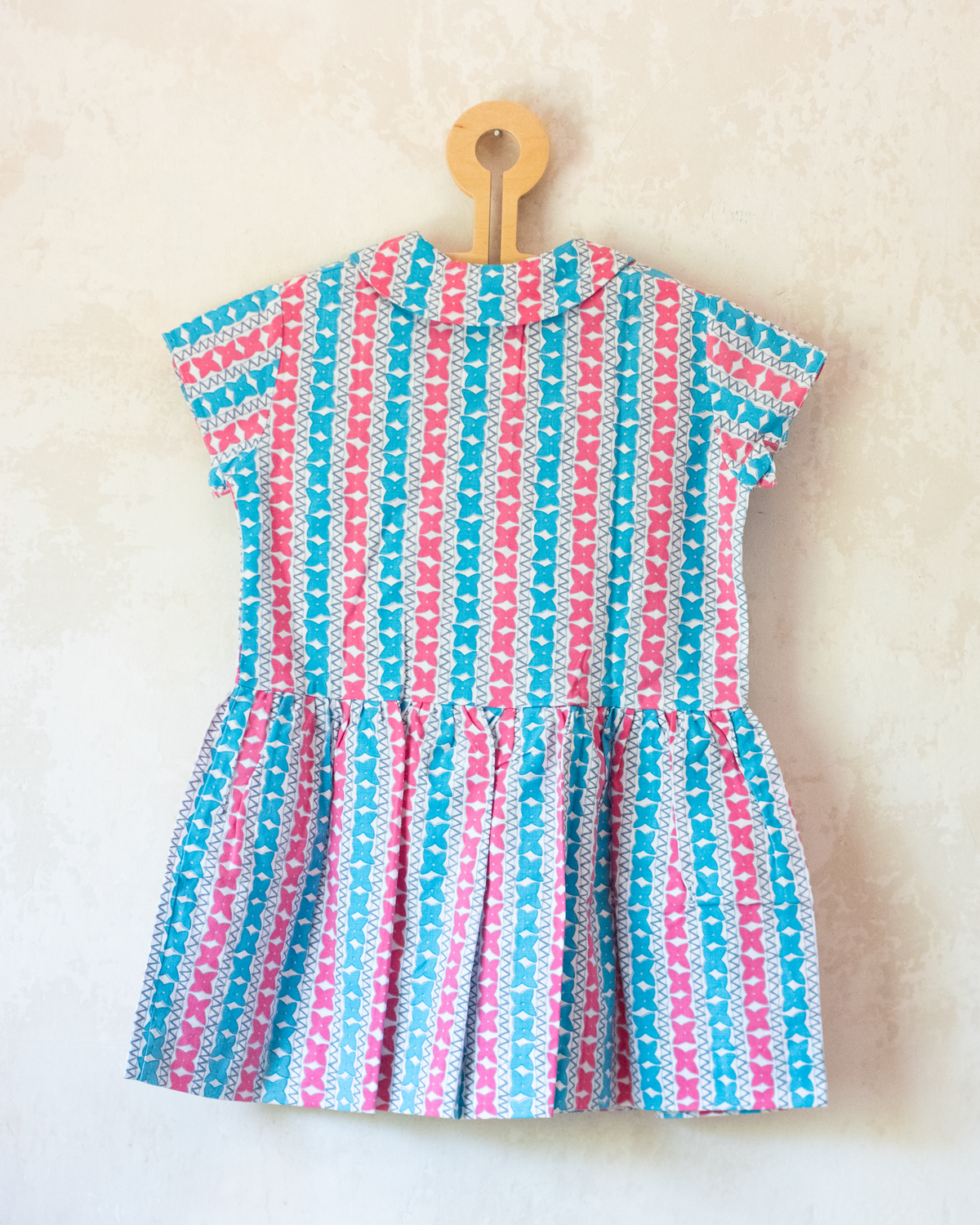 French floral dress | Deadstock from the seventies | 3-4 years