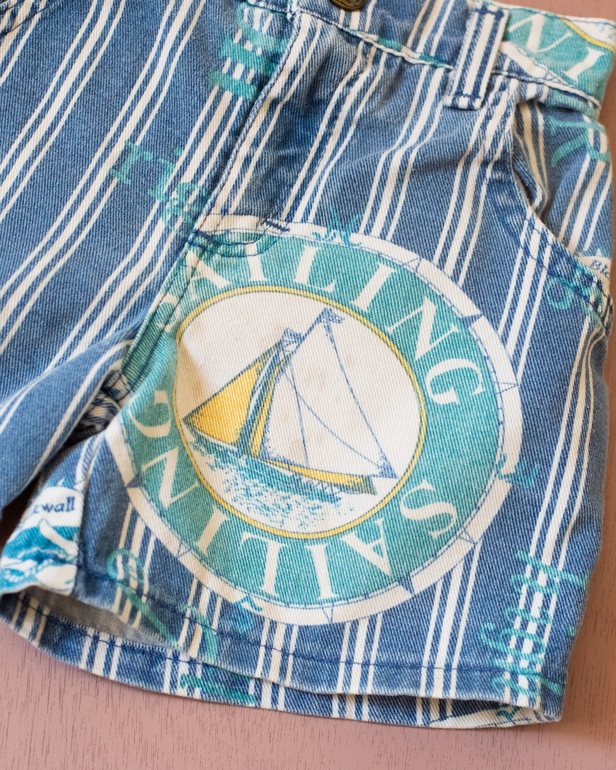 Striped and Boat Print Shorts by OshKosh | 3-4 Years
