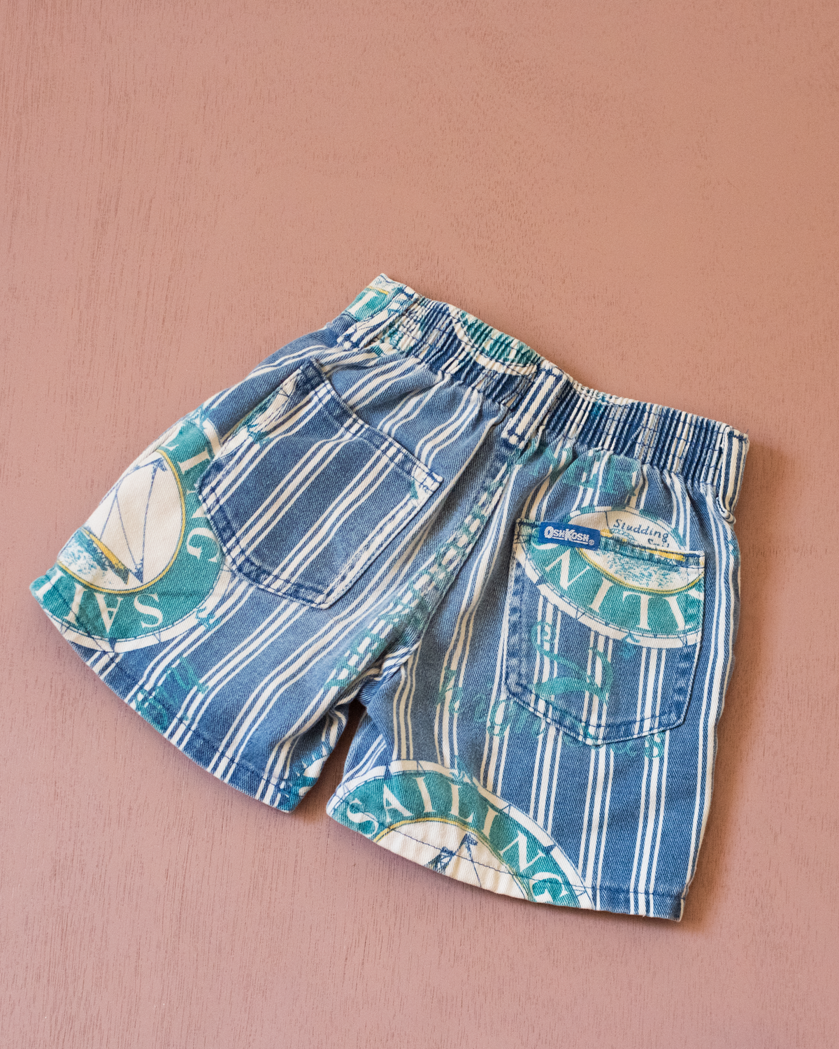 Striped and Boat Print Shorts by OshKosh | 3-4 Years