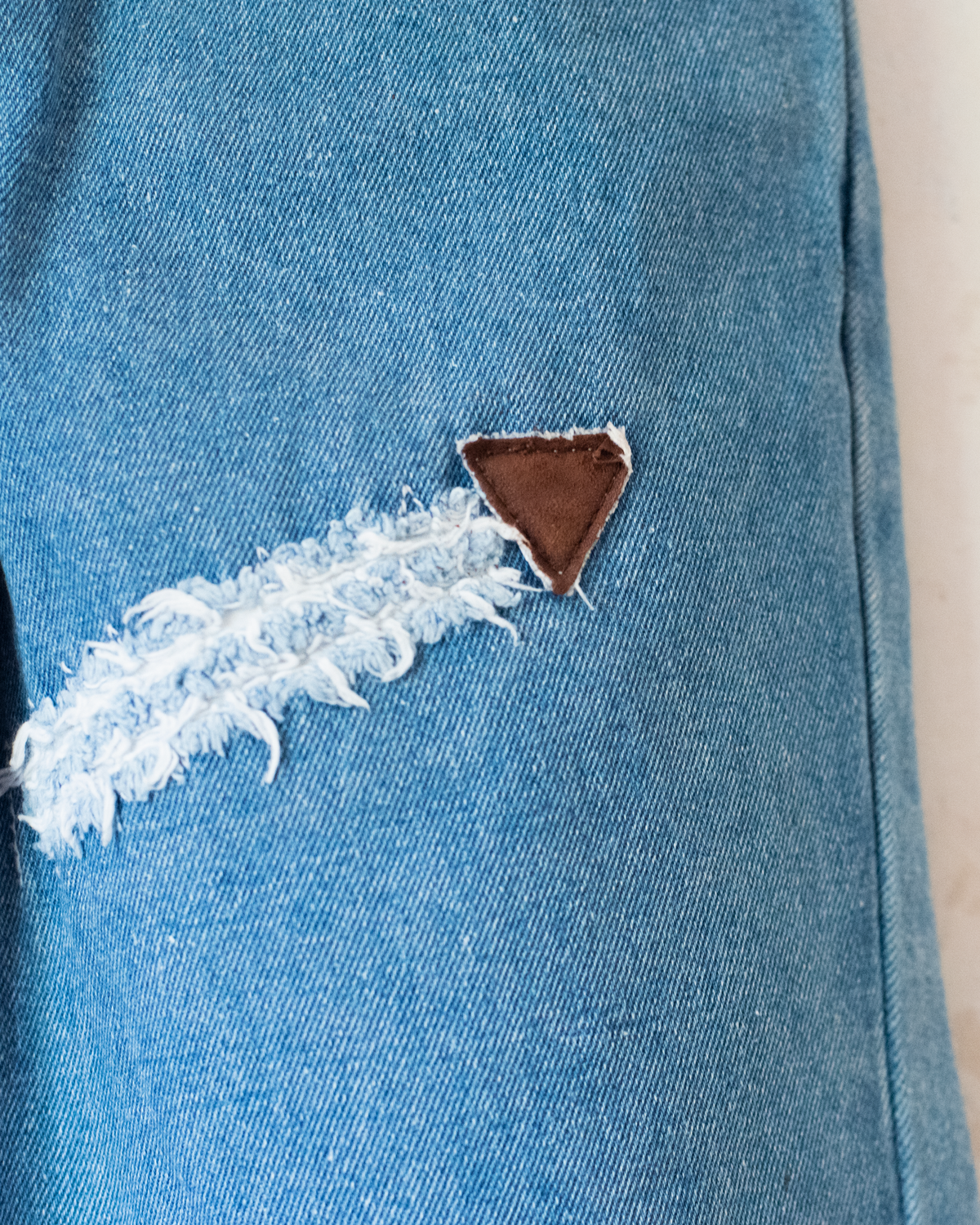 Bermuda jeans with summer patch | 4-5 years