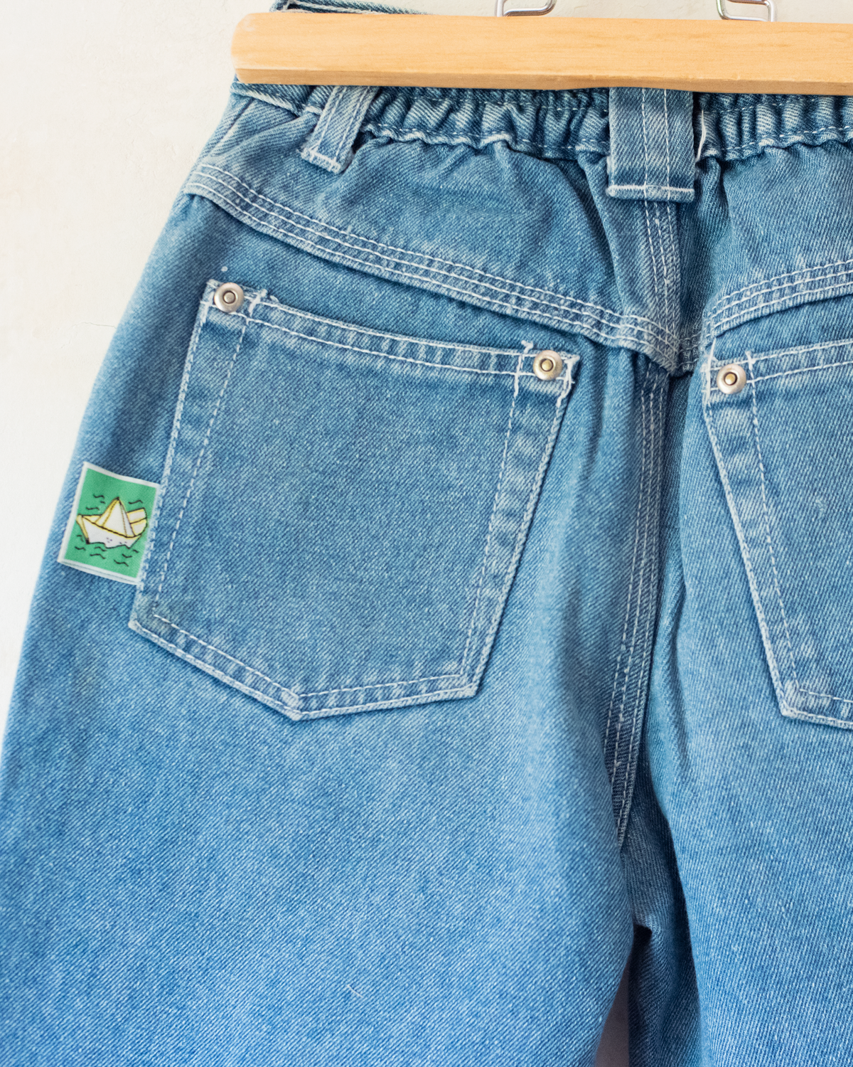 Bermuda jeans with summer patch | 4-5 years