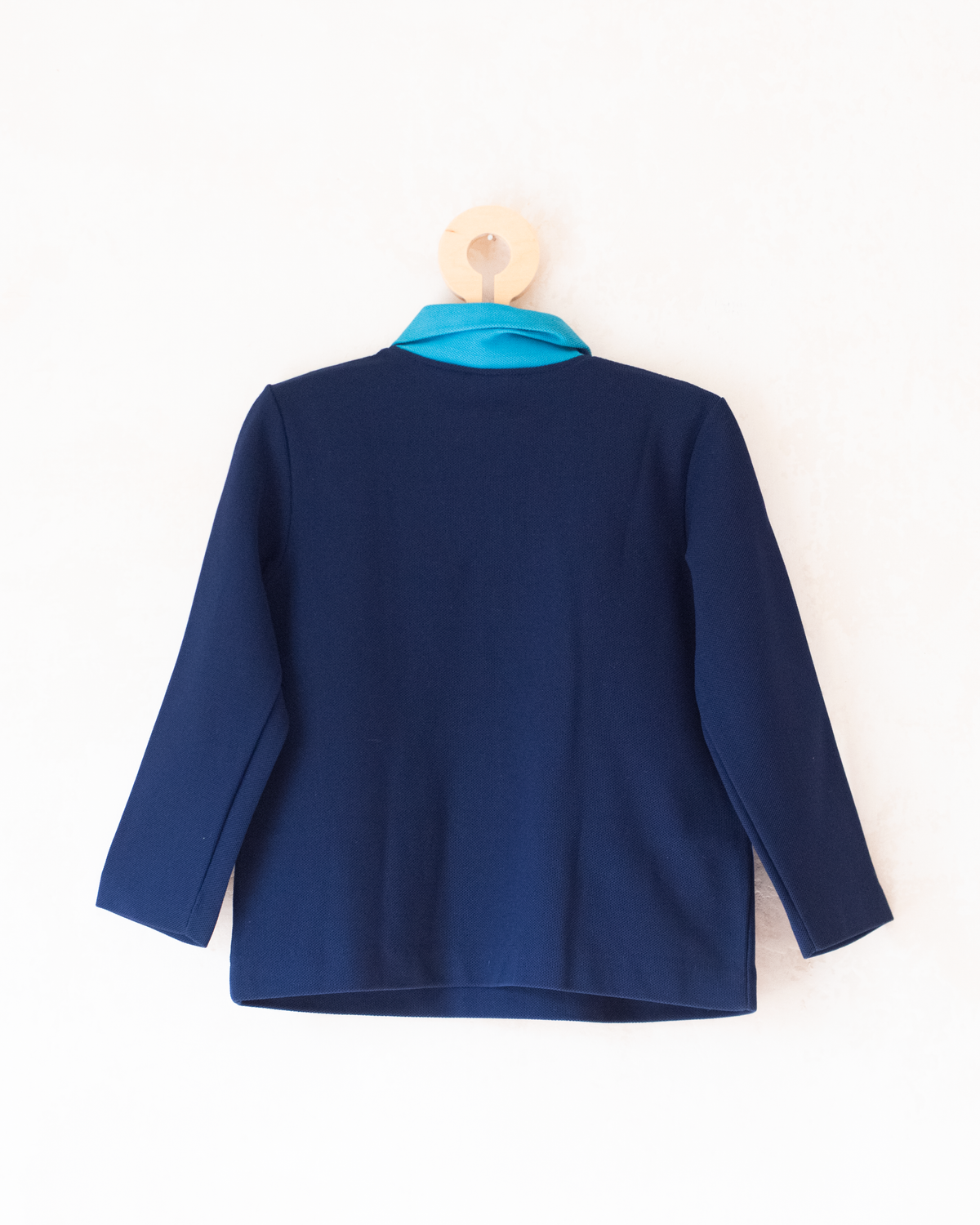 Blue shirt with a collar from the sixties | 5-6 years