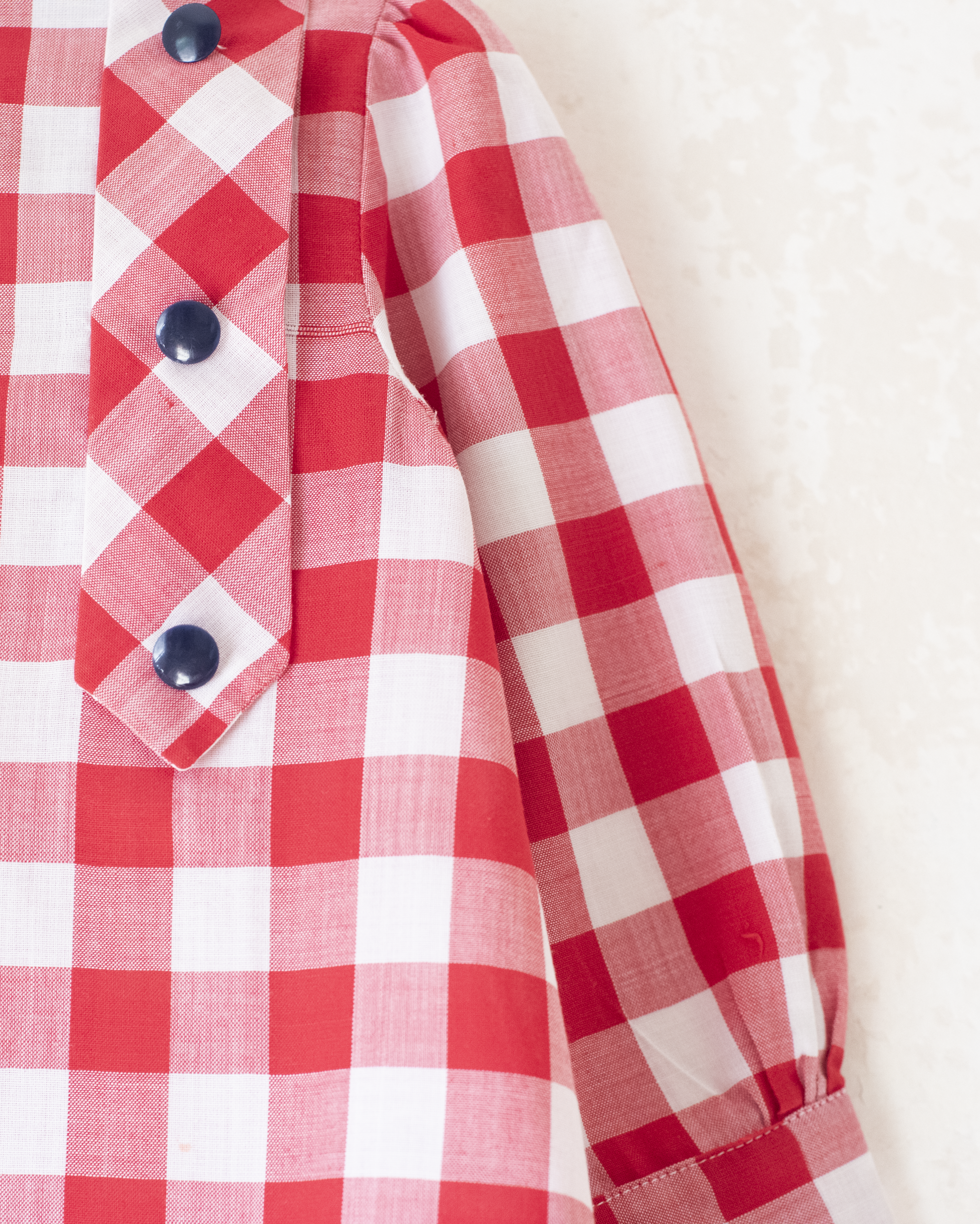 טוניקה משובצת כיס לב ופרח | 2-3 שנים