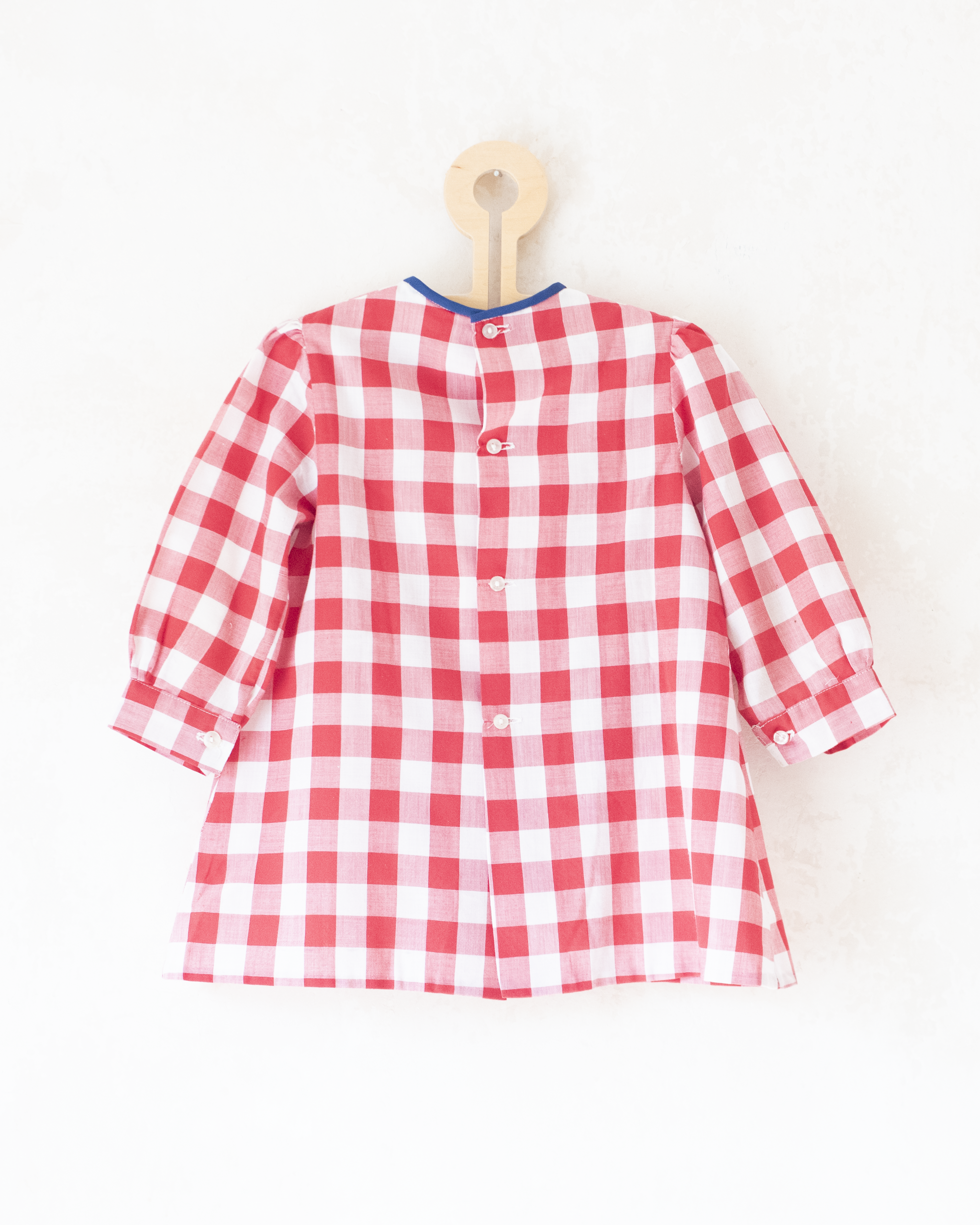 טוניקה משובצת כיס לב ופרח | 2-3 שנים