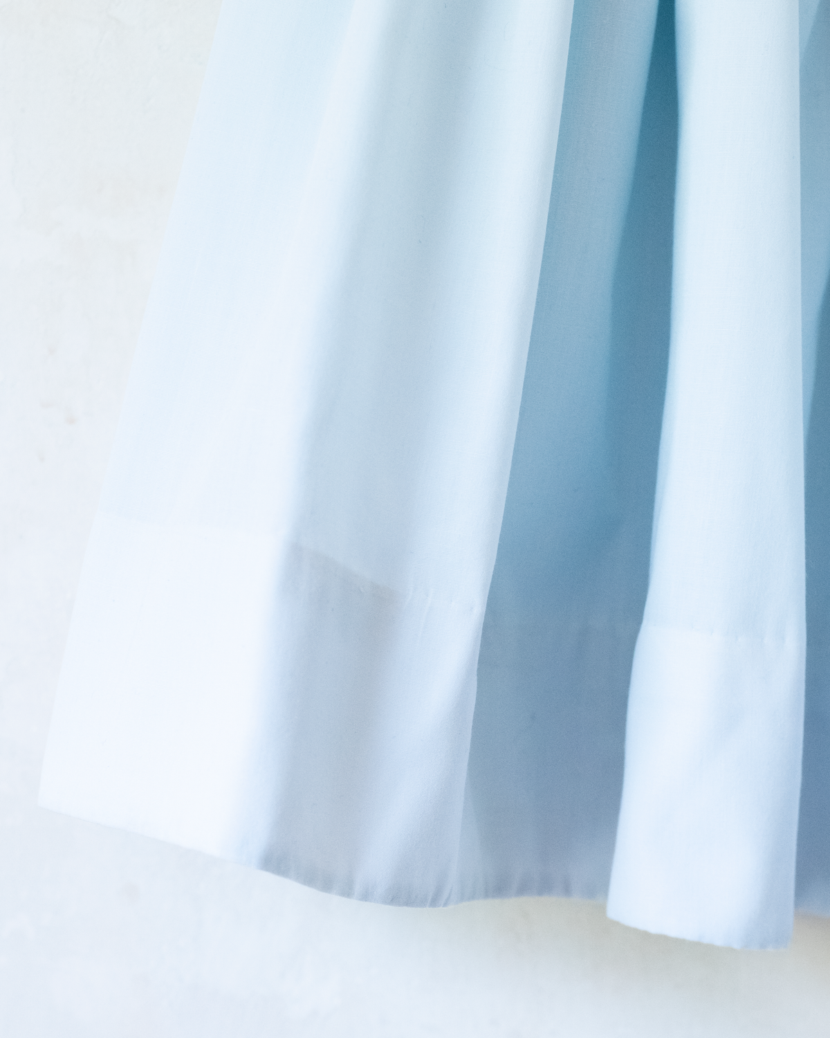 Light blue dress with gathered embroidery | 18-24 months