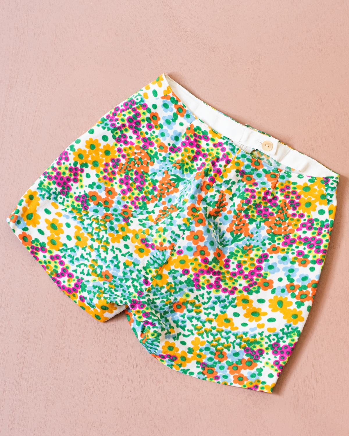 70s Floral Pants | 6-8 Years