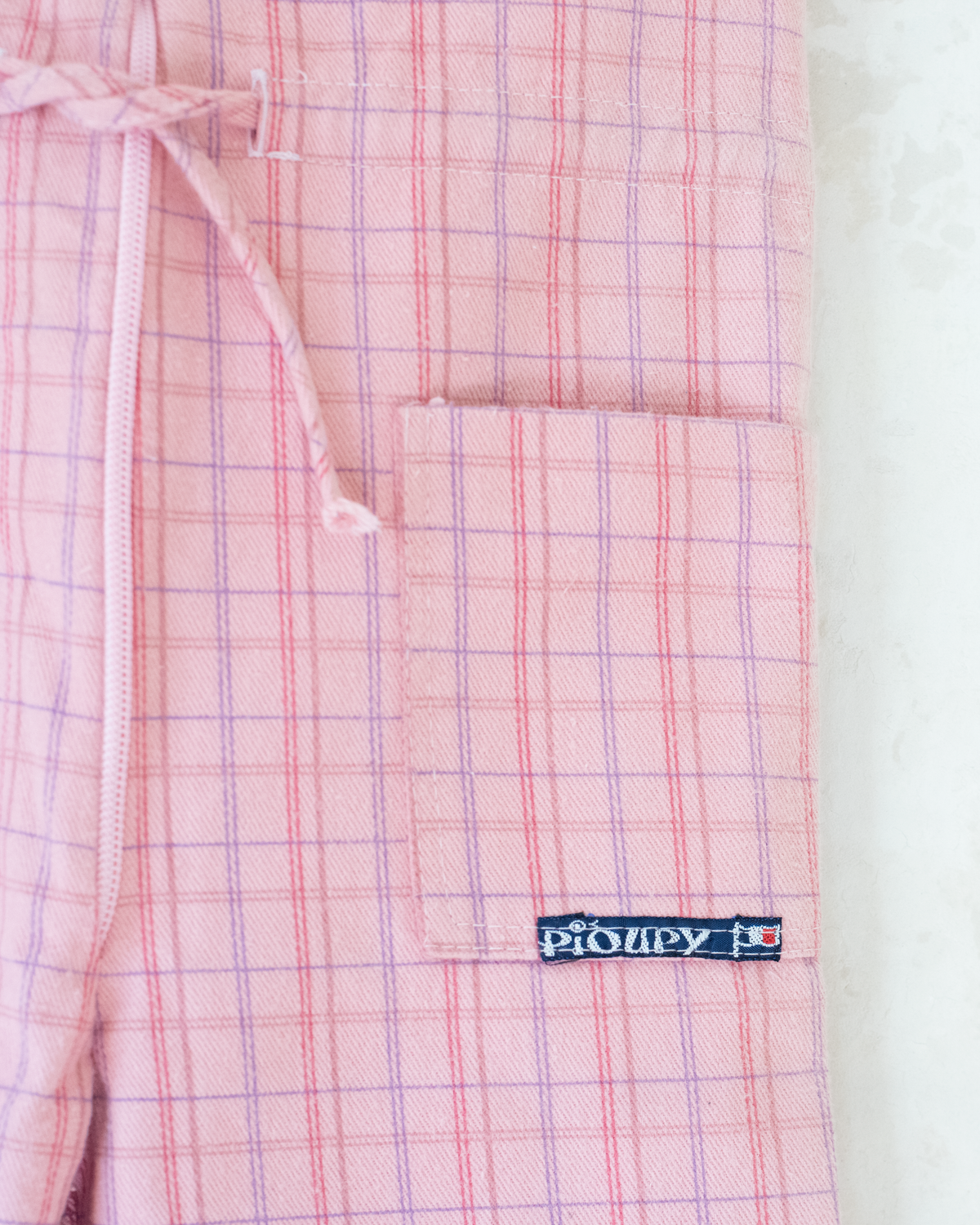 Pink checkered overalls | 4-5 years