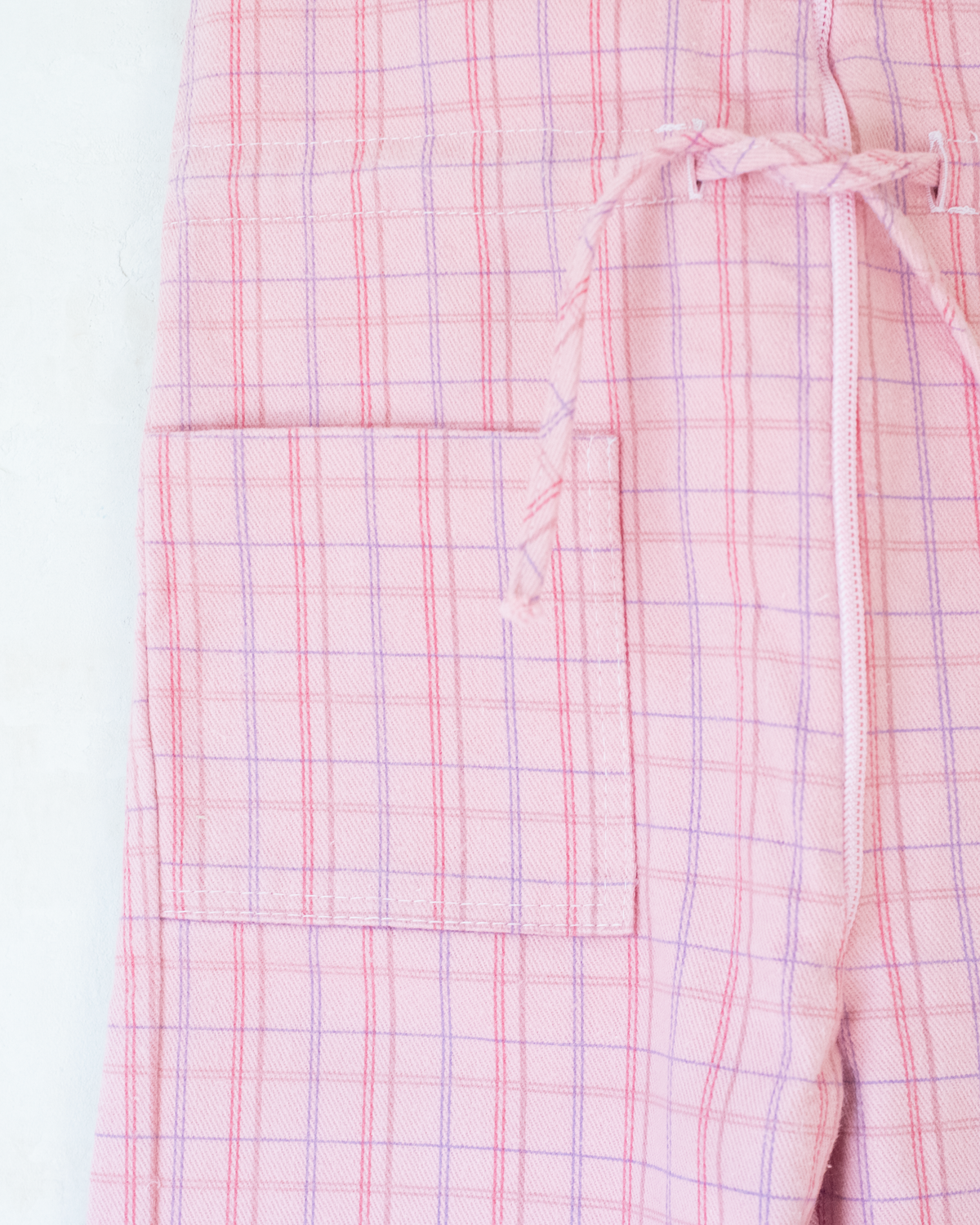 Pink checkered overalls | 4-5 years