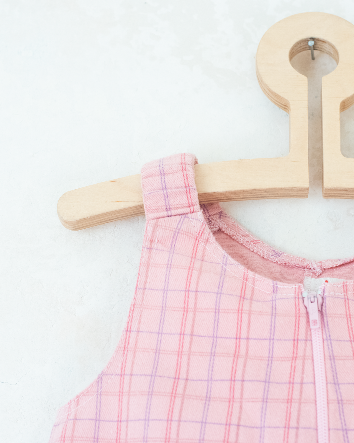 Pink checkered overalls | 4-5 years