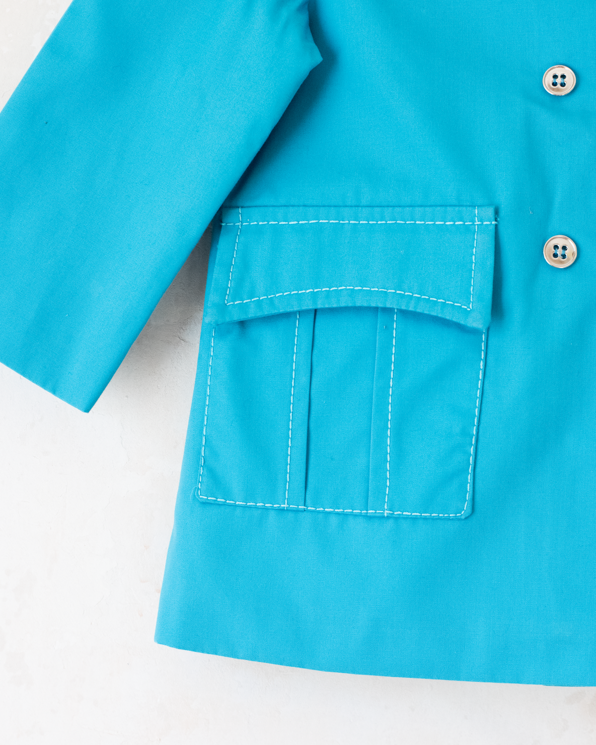 Turquoise tailored French jacket | 2-3 years