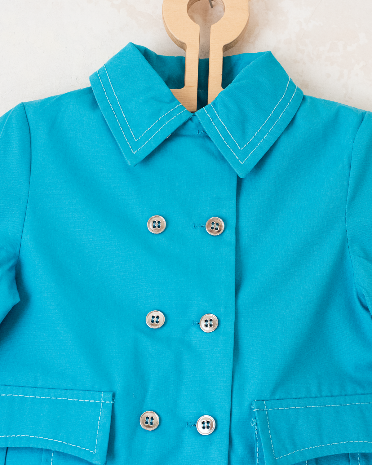 Turquoise tailored French jacket | 2-3 years